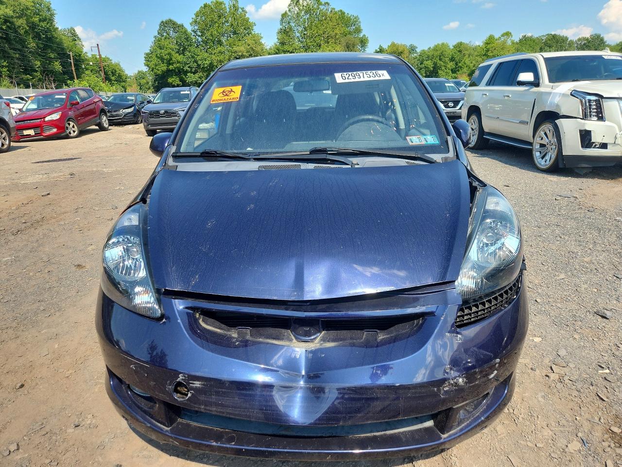 2008 Honda Fit Sport Blue vin: JHMGD38698S008948