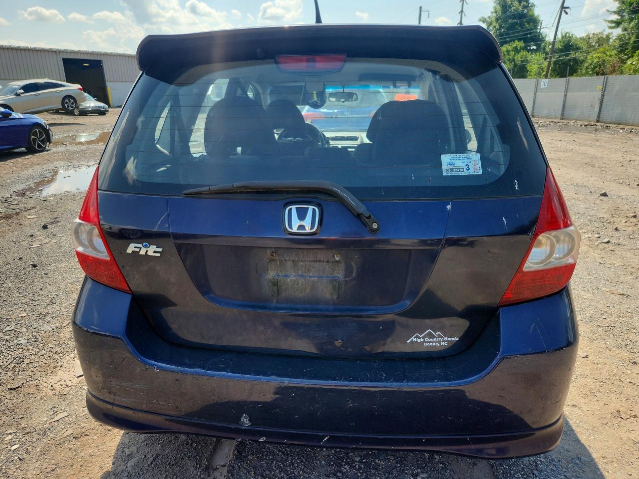 2008 Honda Fit Sport Blue vin: JHMGD38698S008948