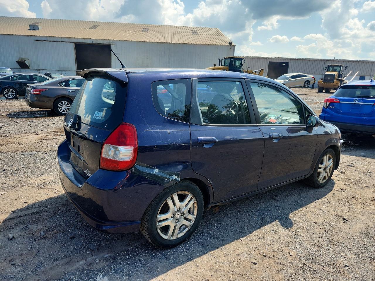 2008 Honda Fit Sport Blue vin: JHMGD38698S008948