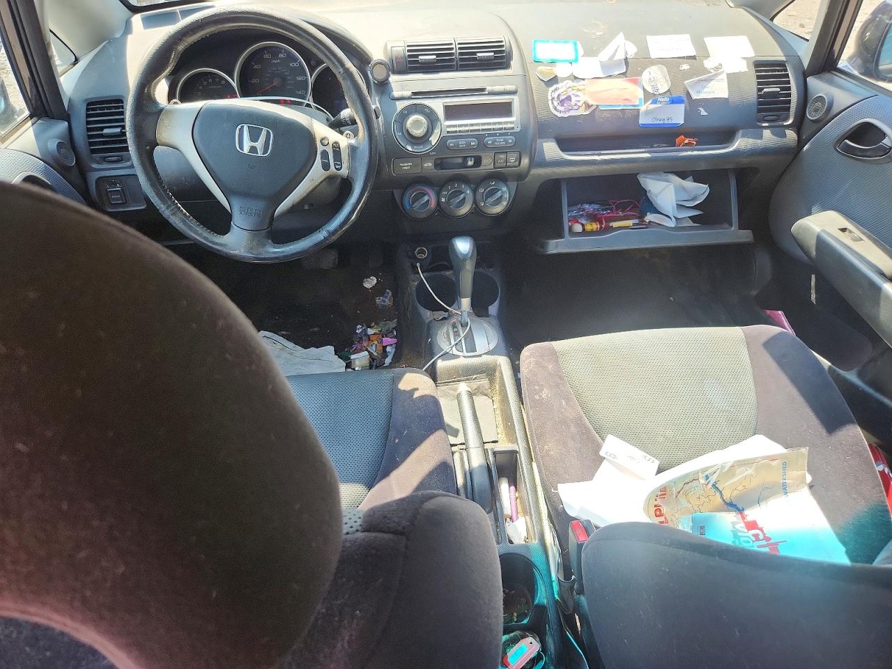 2008 Honda Fit Sport Blue vin: JHMGD38698S008948