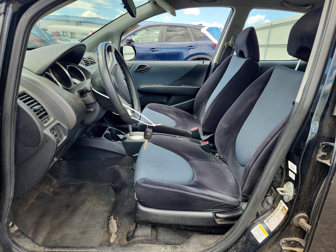 2008 Honda Fit Sport Black vin: JHMGD38698S024454