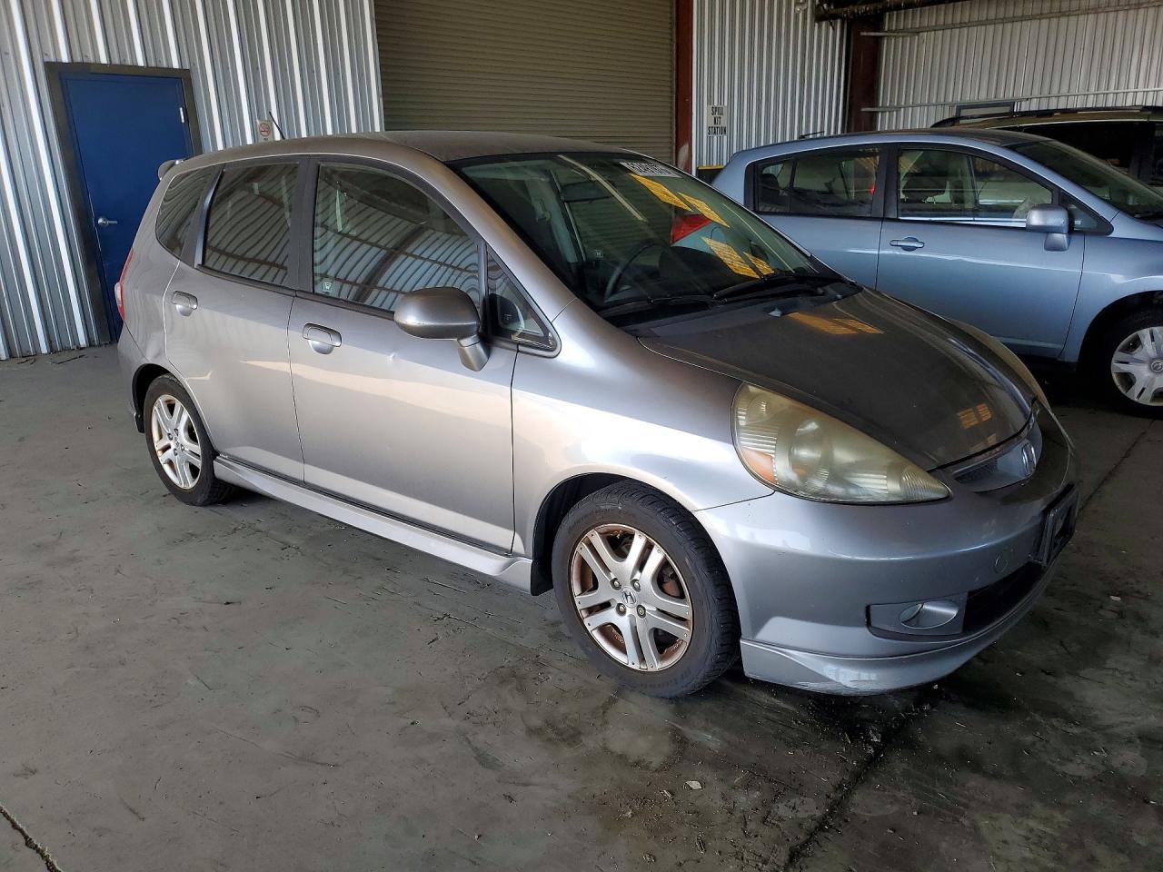 2008 Honda Fit Sport Серый vin: JHMGD38698S026317