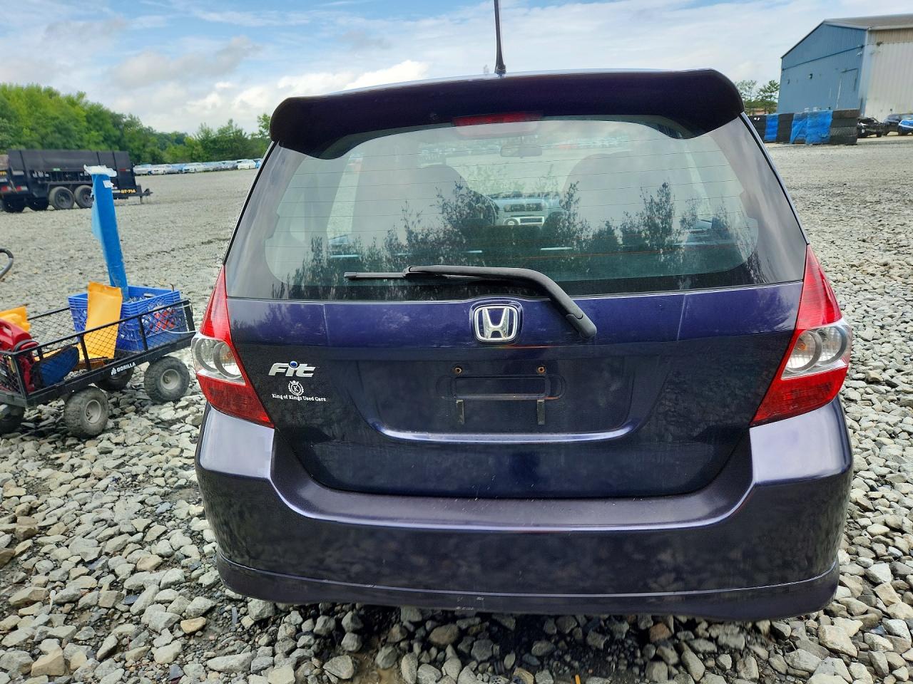 2008 Honda Fit Sport Purple vin: JHMGD38698S058460