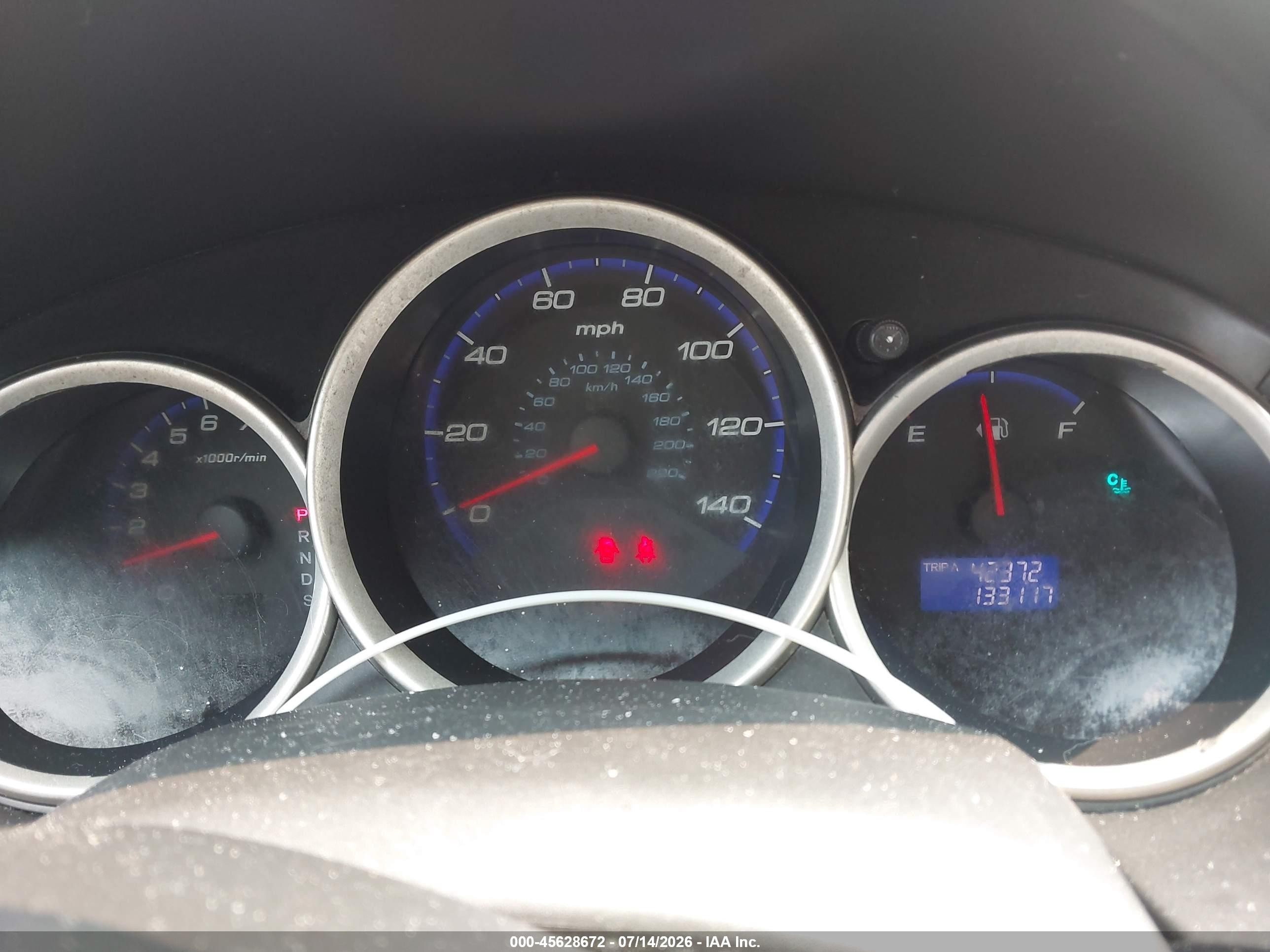 2007 Honda Fit Sport Red vin: JHMGD386X7S024607