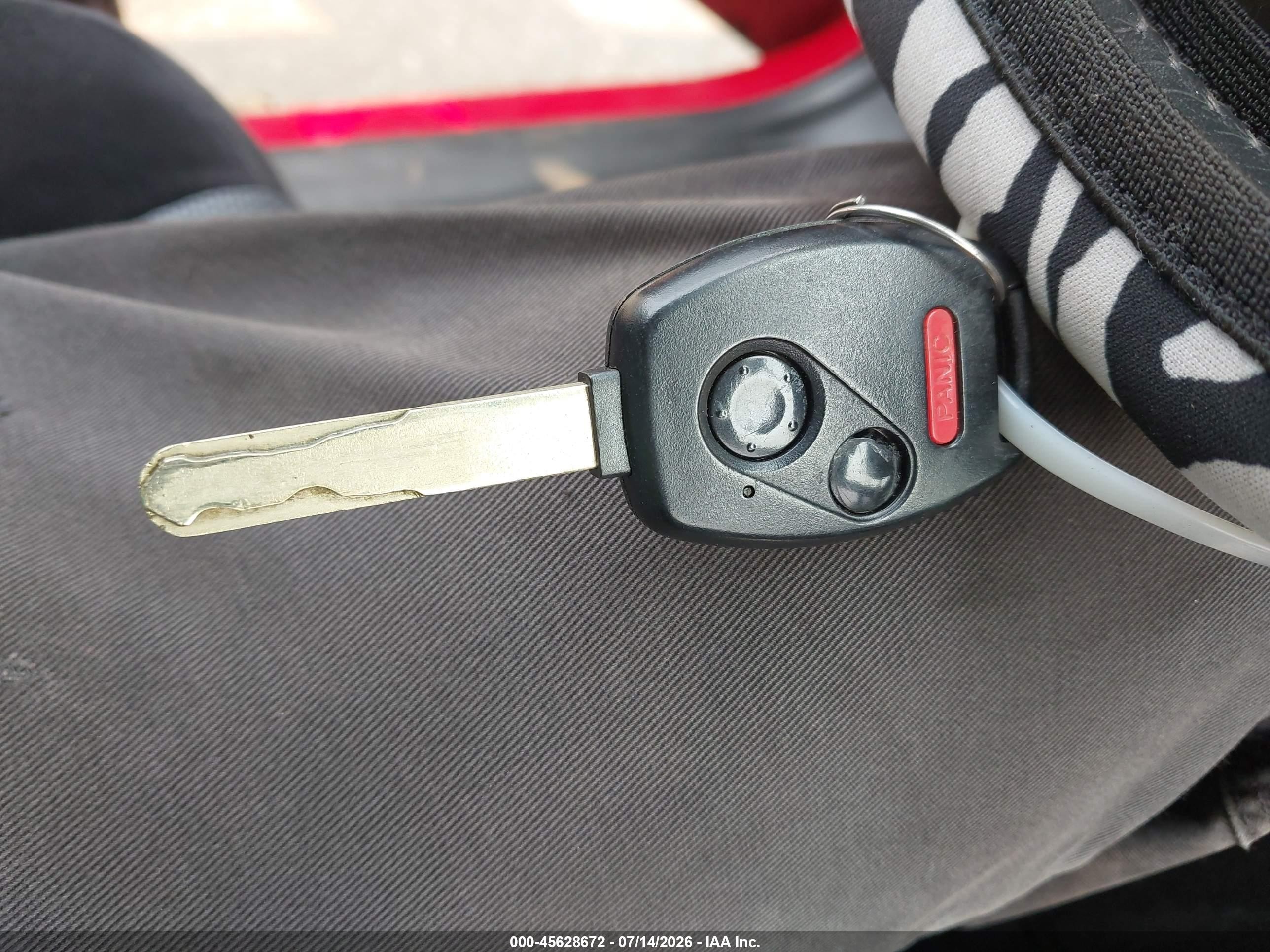 2007 Honda Fit Sport Red vin: JHMGD386X7S024607