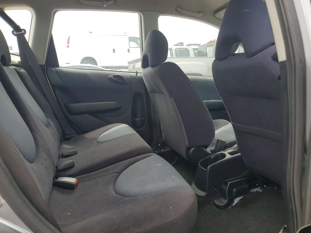 2007 Honda Fit Sport Gray vin: JHMGD386X7S040760