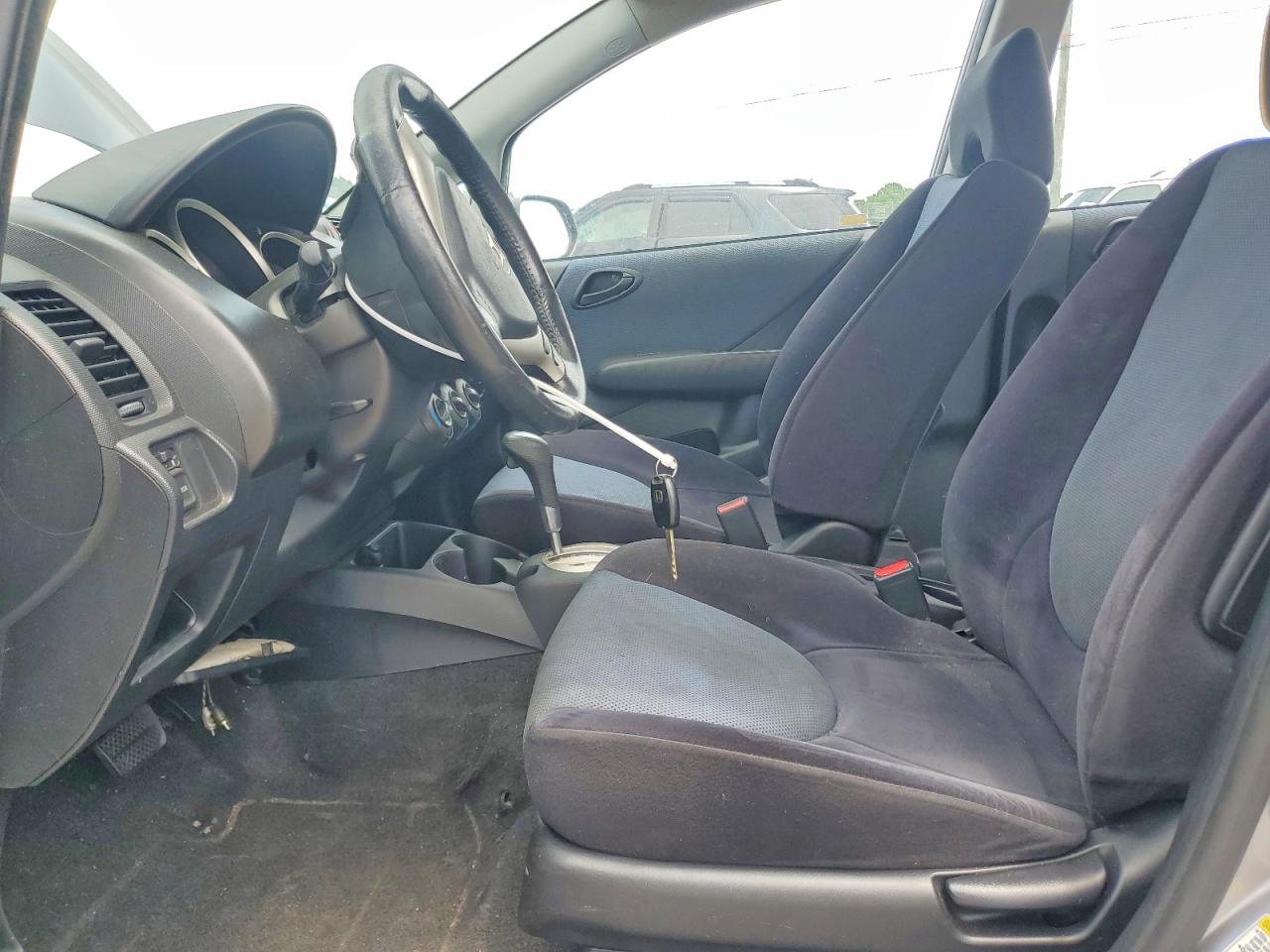 2007 Honda Fit Sport Gray vin: JHMGD386X7S040760