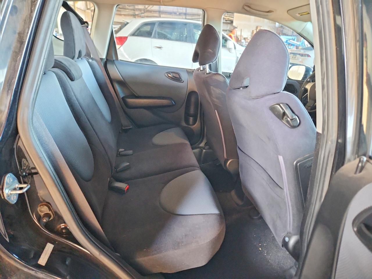 2007 Honda Fit S Black vin: JHMGD386X7S050527