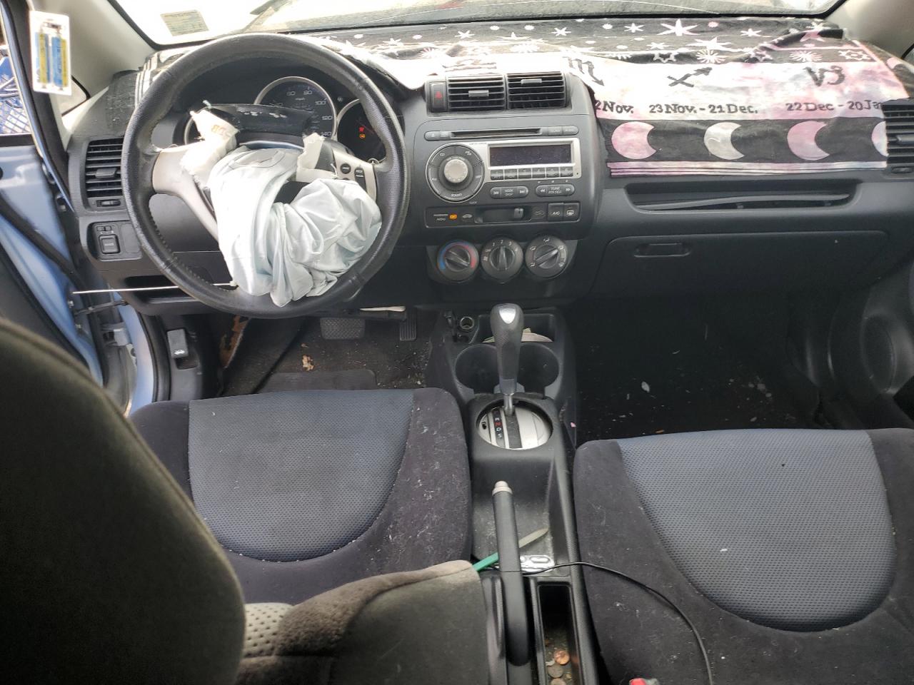 2008 Honda Fit Sport Синий vin: JHMGD386X8S003953