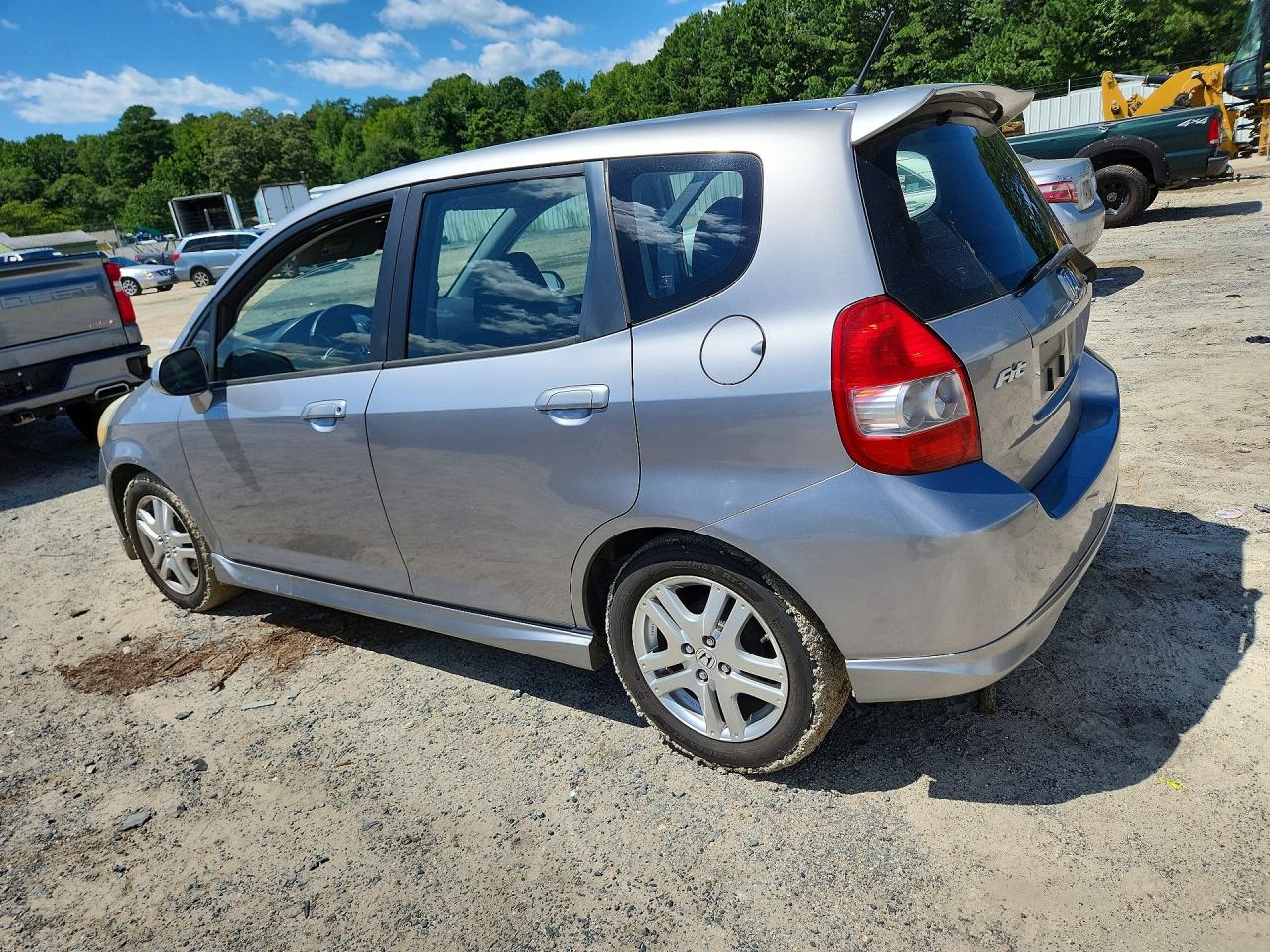 2008 Honda Fit Sport Серебряный vin: JHMGD386X8S044602