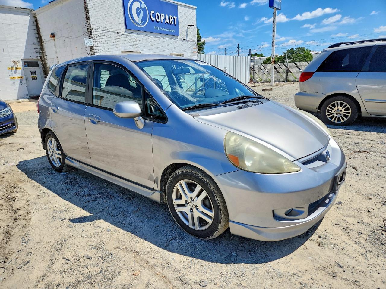 2008 Honda Fit Sport Серебряный vin: JHMGD386X8S044602