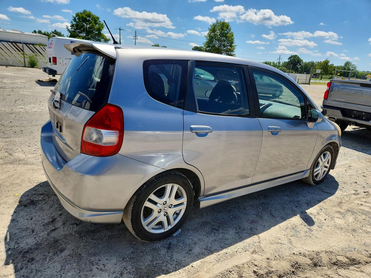2008 Honda Fit Sport Серебряный vin: JHMGD386X8S044602