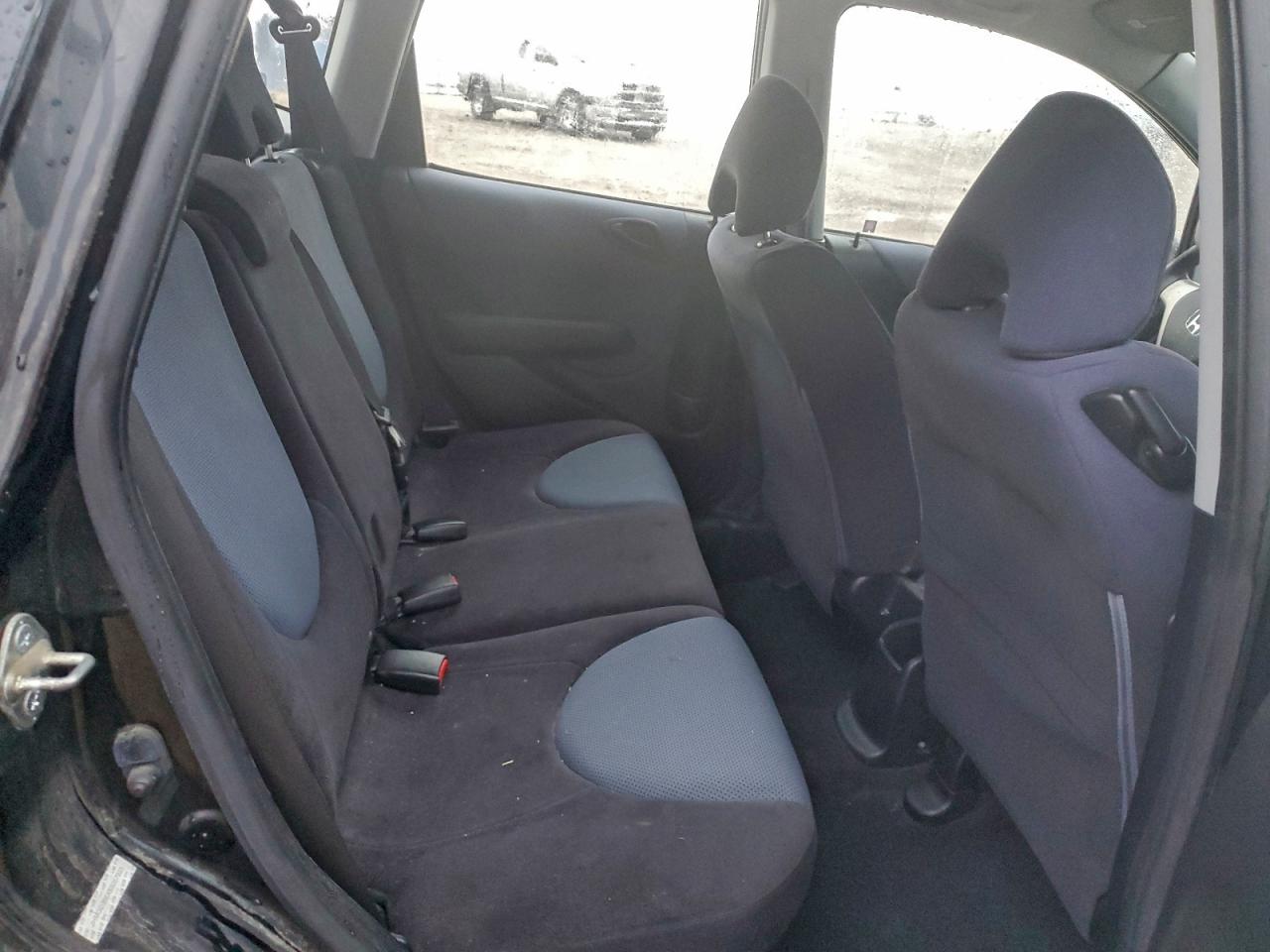 2008 Honda Fit Sport Black vin: JHMGD386X8S057933
