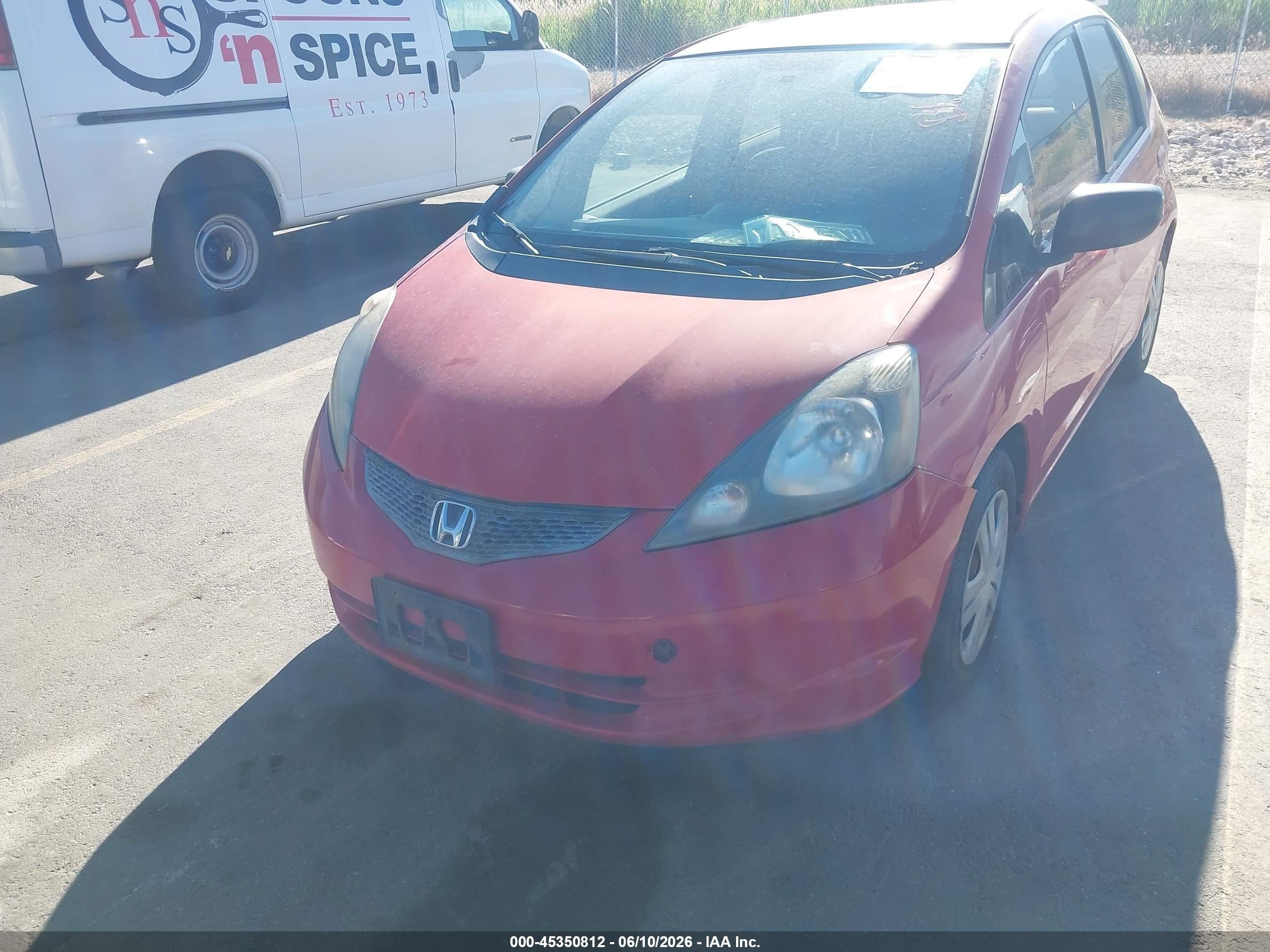 2009 Honda Fit   Red vin: JHMGE87239S041275