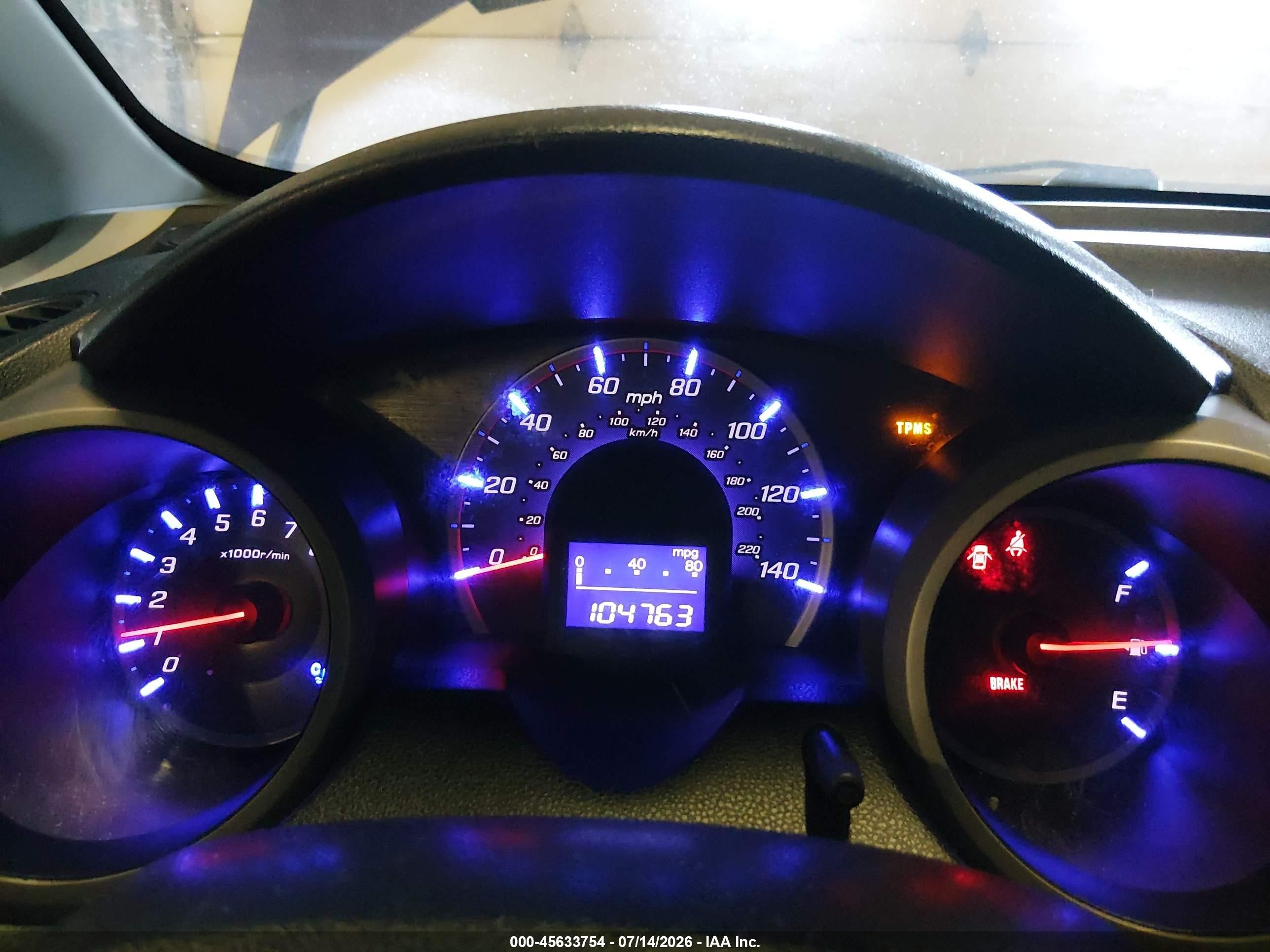 2009 Honda Fit   Blue vin: JHMGE87249C002348