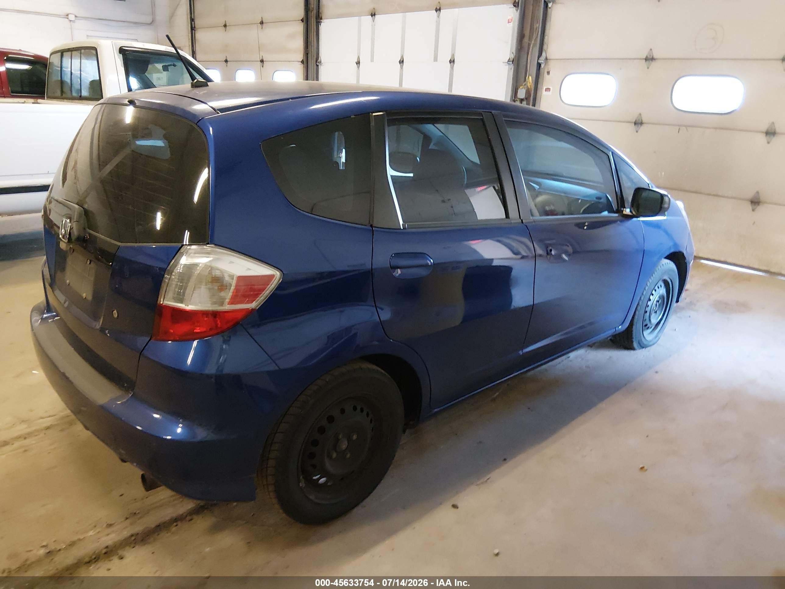 2009 Honda Fit   Blue vin: JHMGE87249C002348