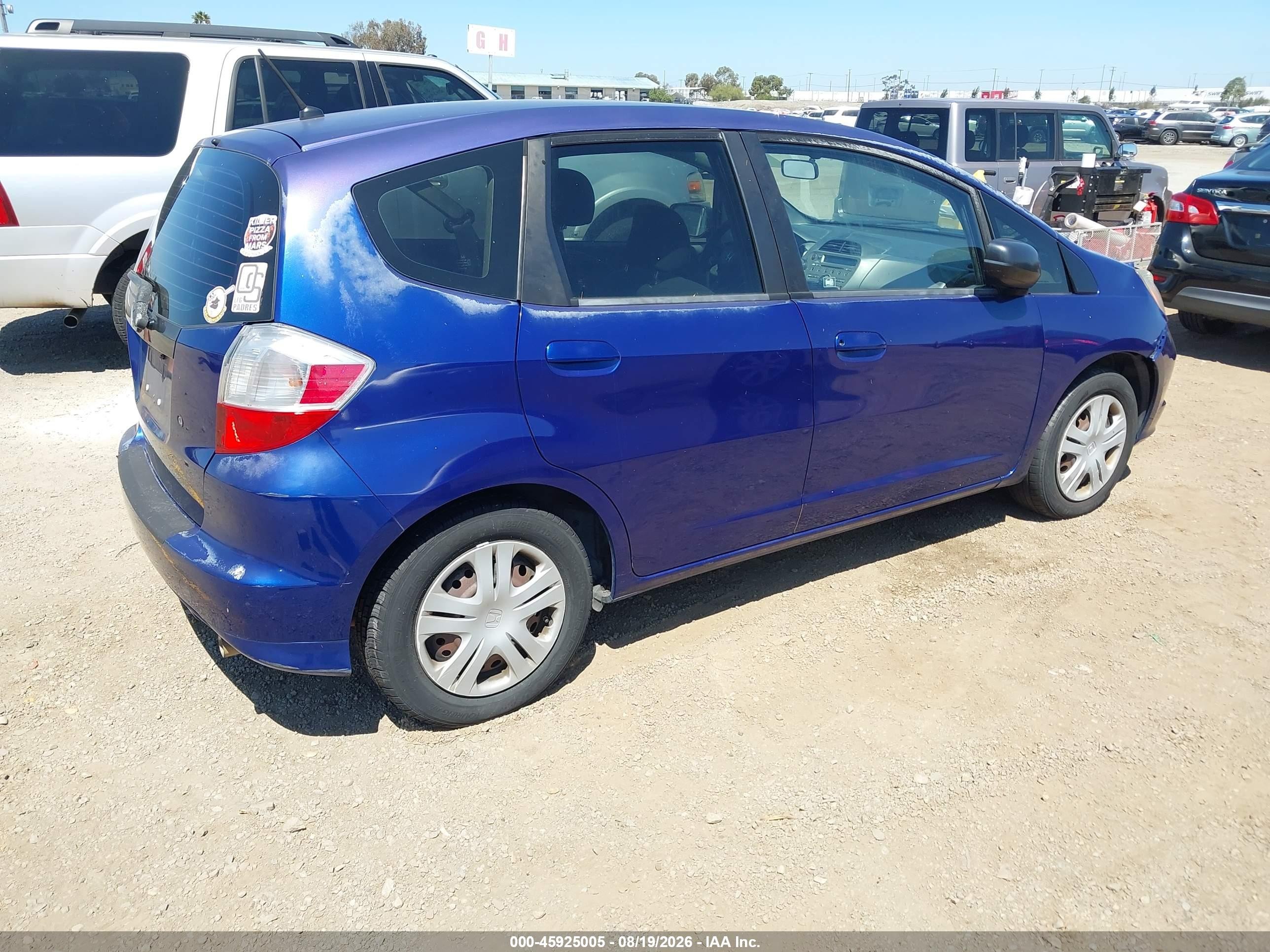 2009 Honda Fit   Синий vin: JHMGE87259S059907