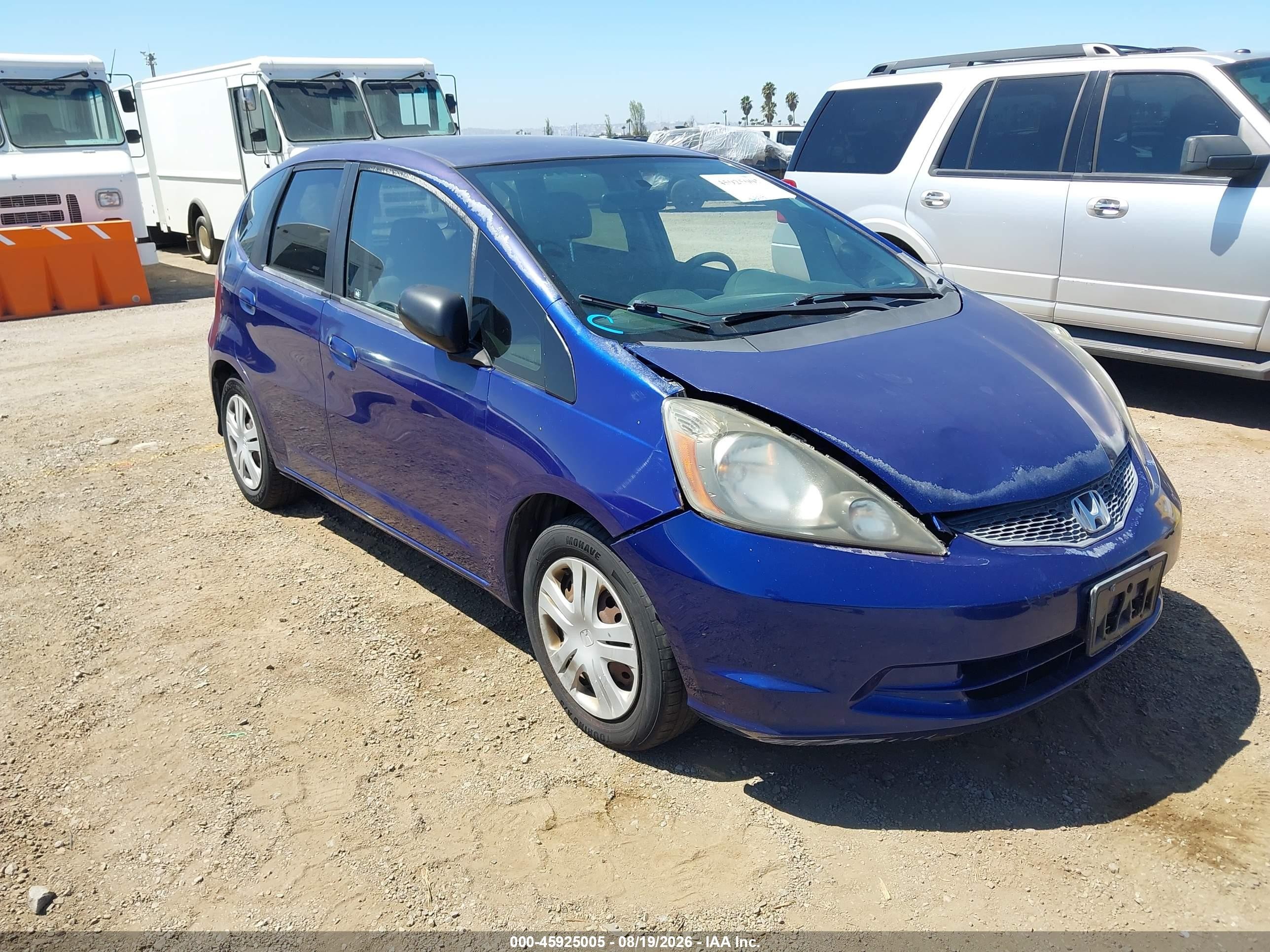 2009 Honda Fit   Синий vin: JHMGE87259S059907