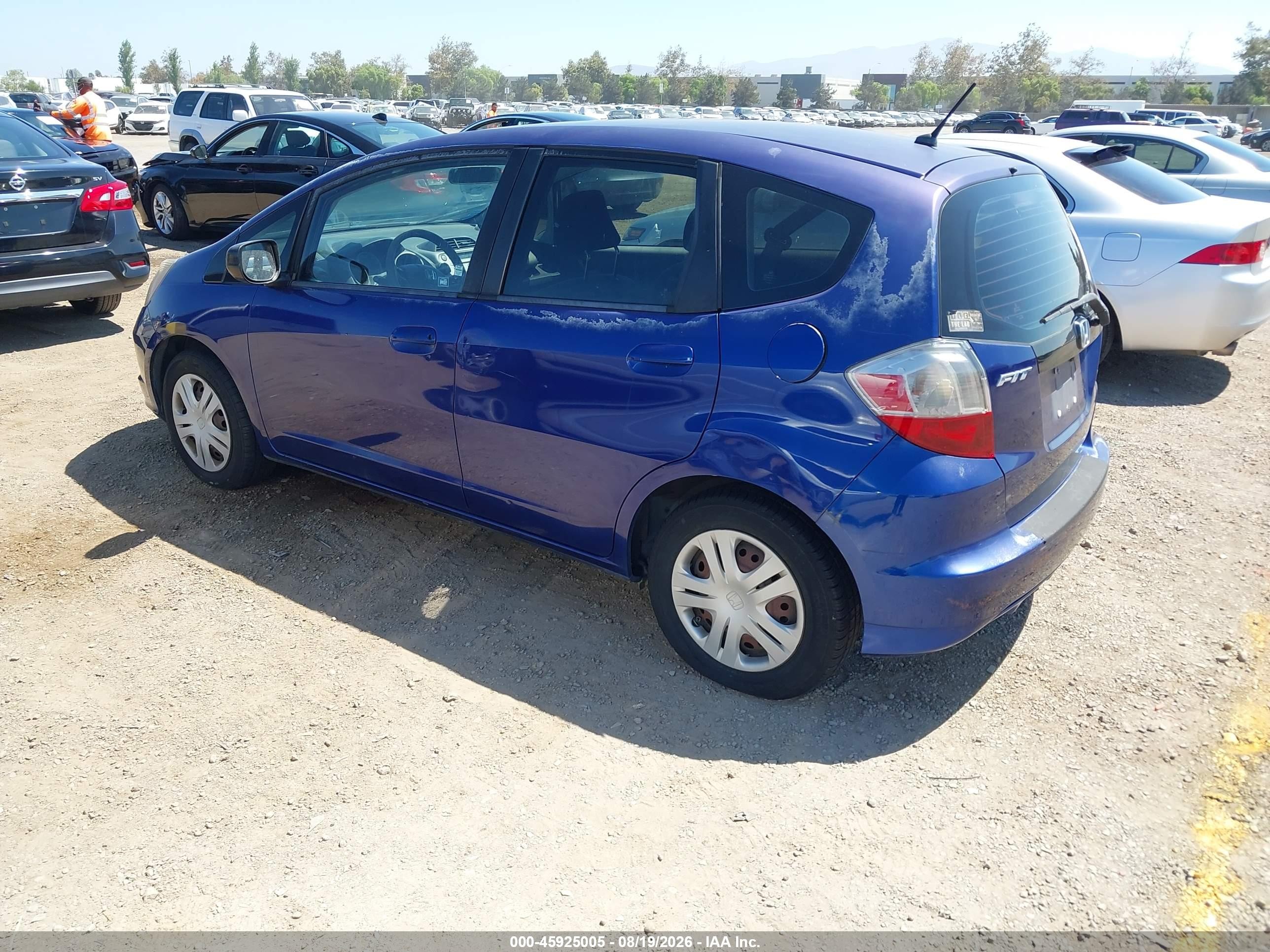 2009 Honda Fit   Синий vin: JHMGE87259S059907