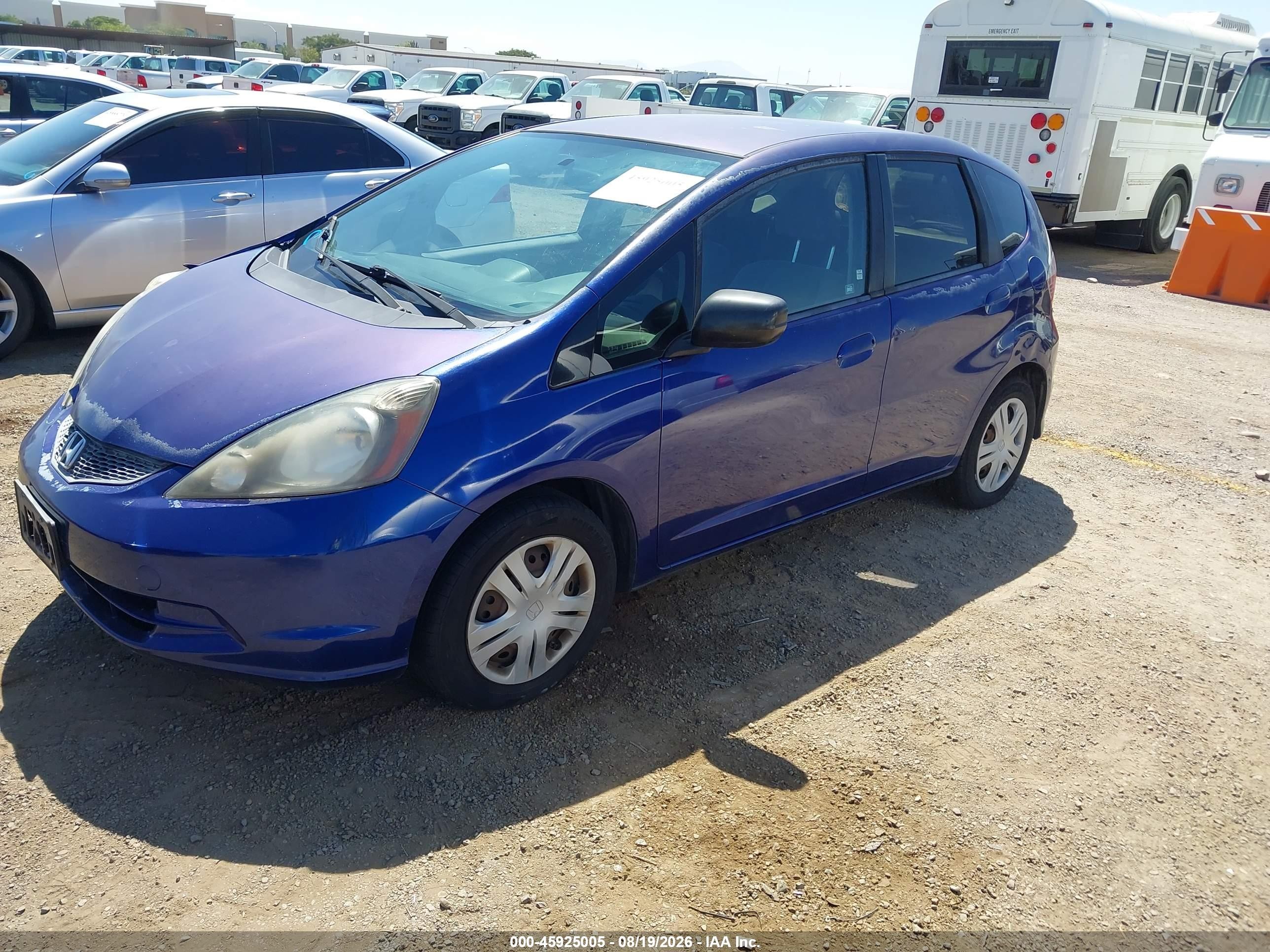 2009 Honda Fit   Синий vin: JHMGE87259S059907