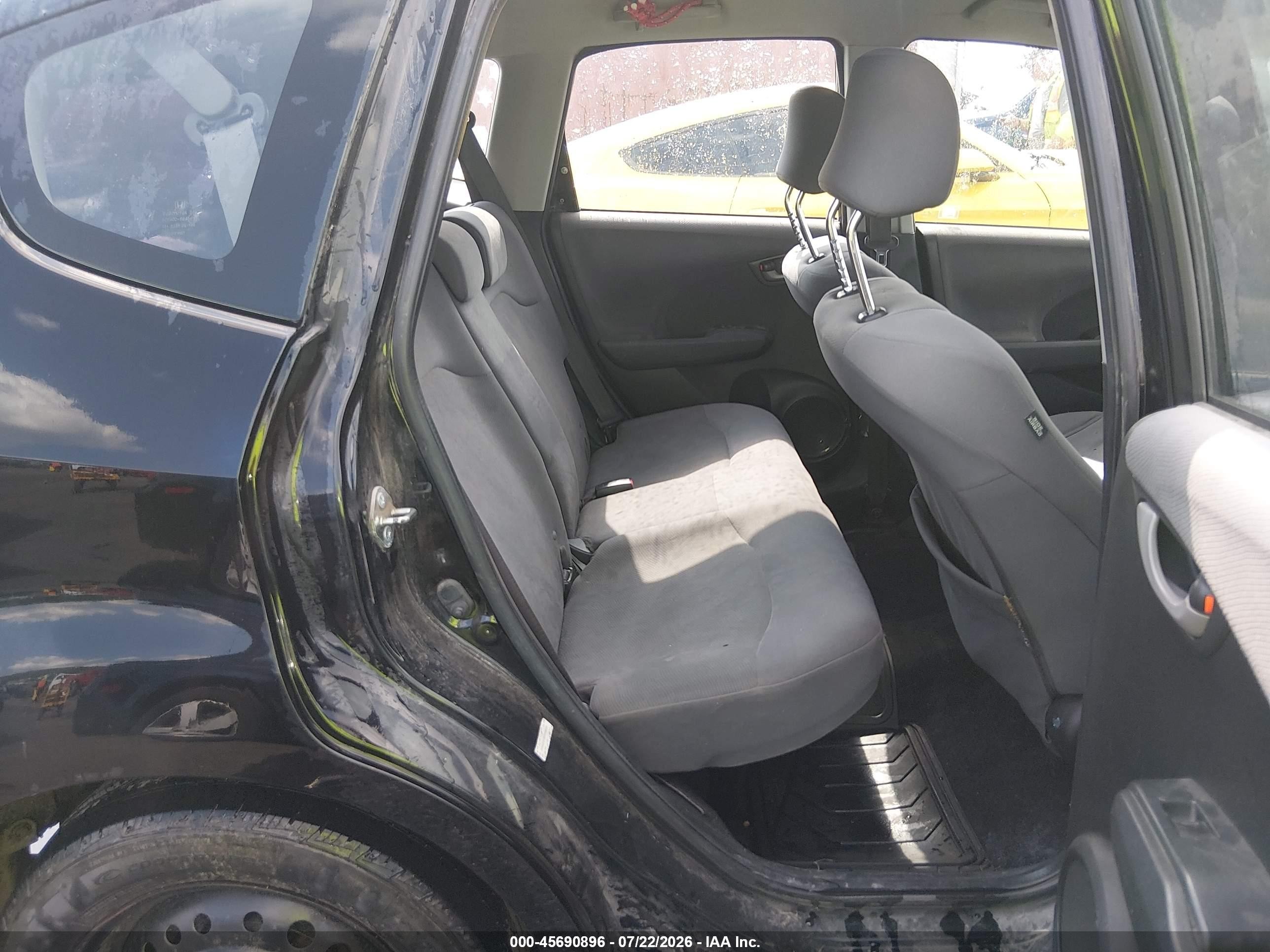 2009 Honda Fit   Black vin: JHMGE87269S048060