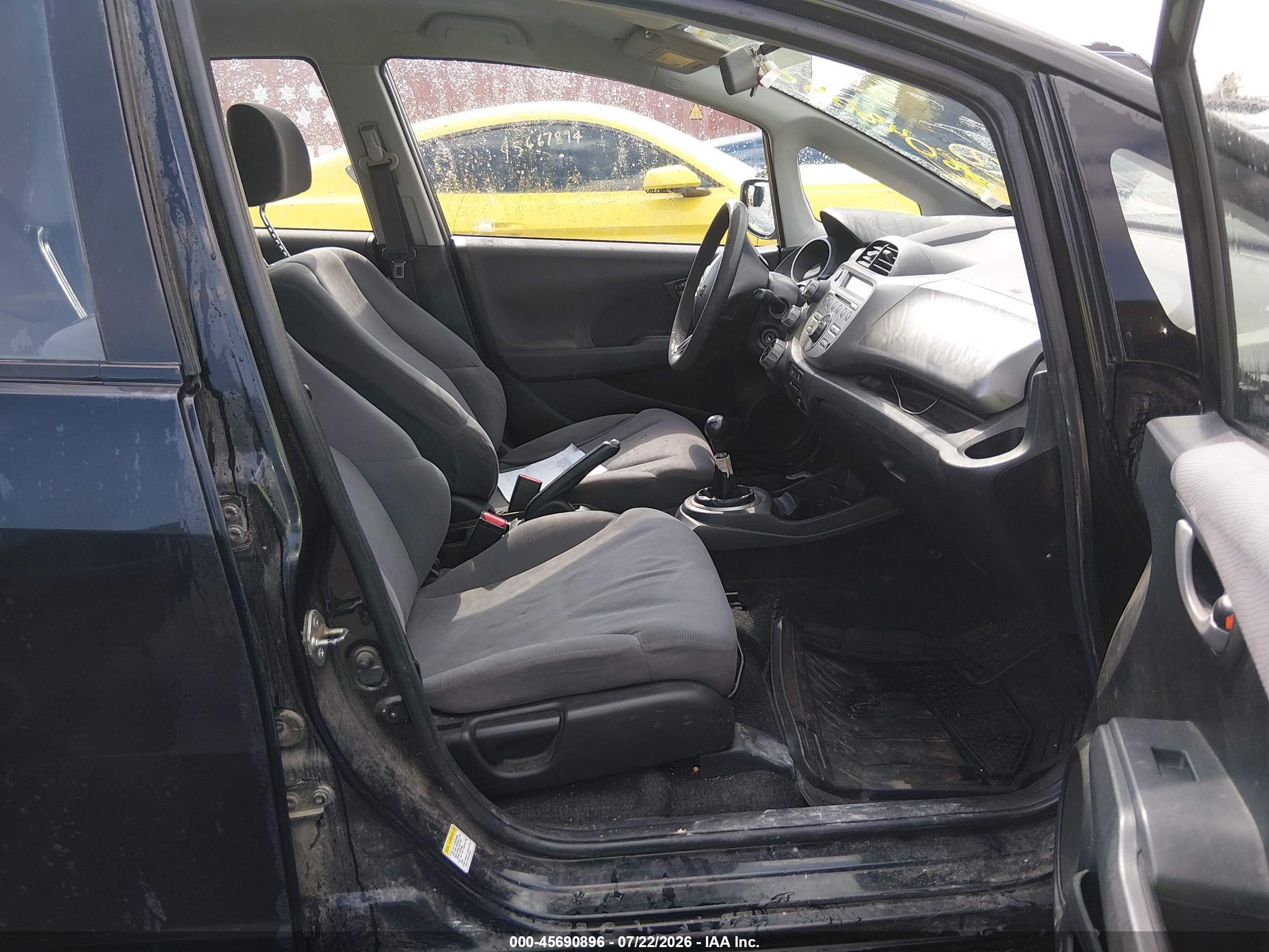 2009 Honda Fit   Black vin: JHMGE87269S048060