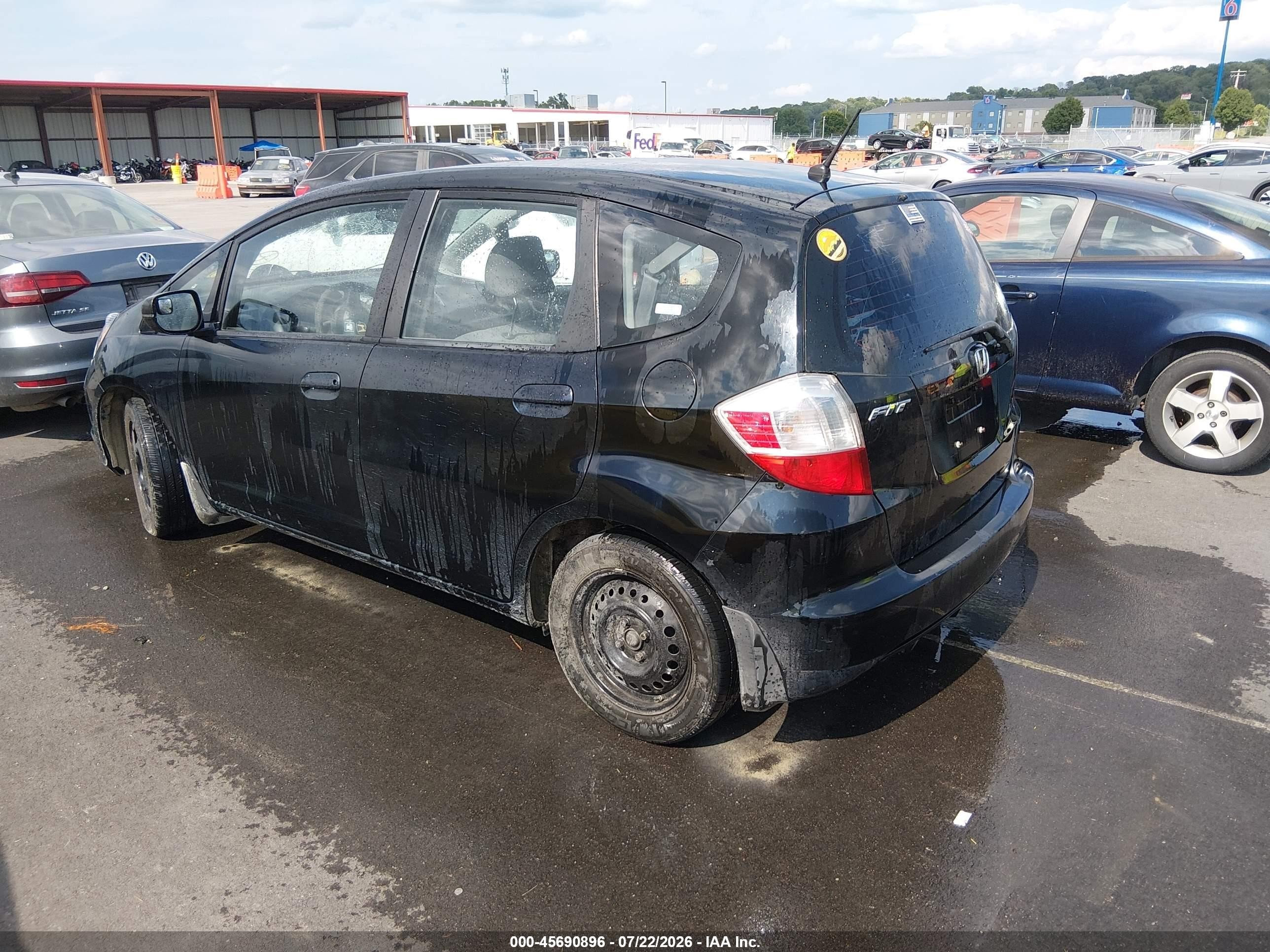 2009 Honda Fit   Black vin: JHMGE87269S048060