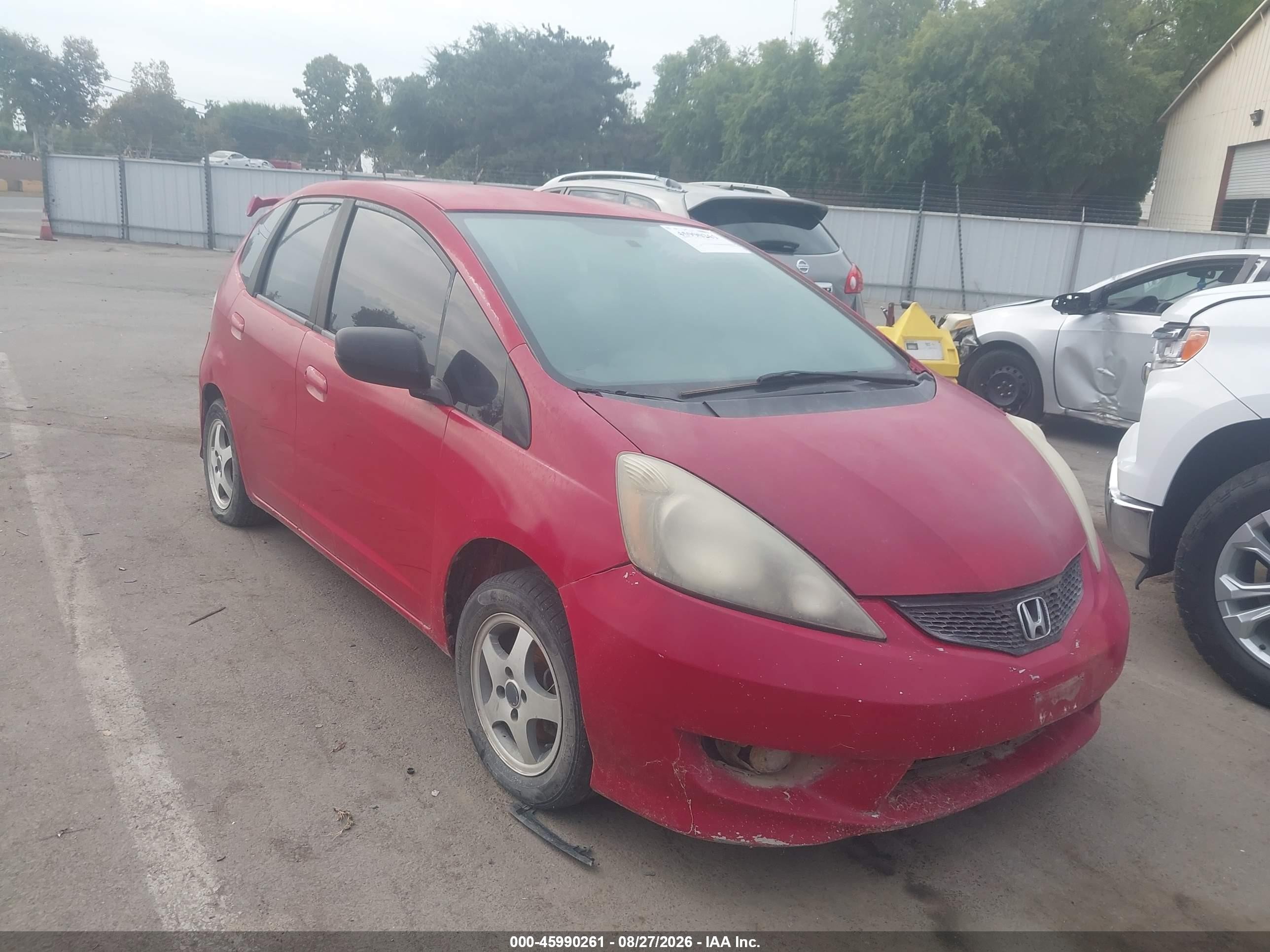 2009 Honda Fit   Red vin: JHMGE87299S009429