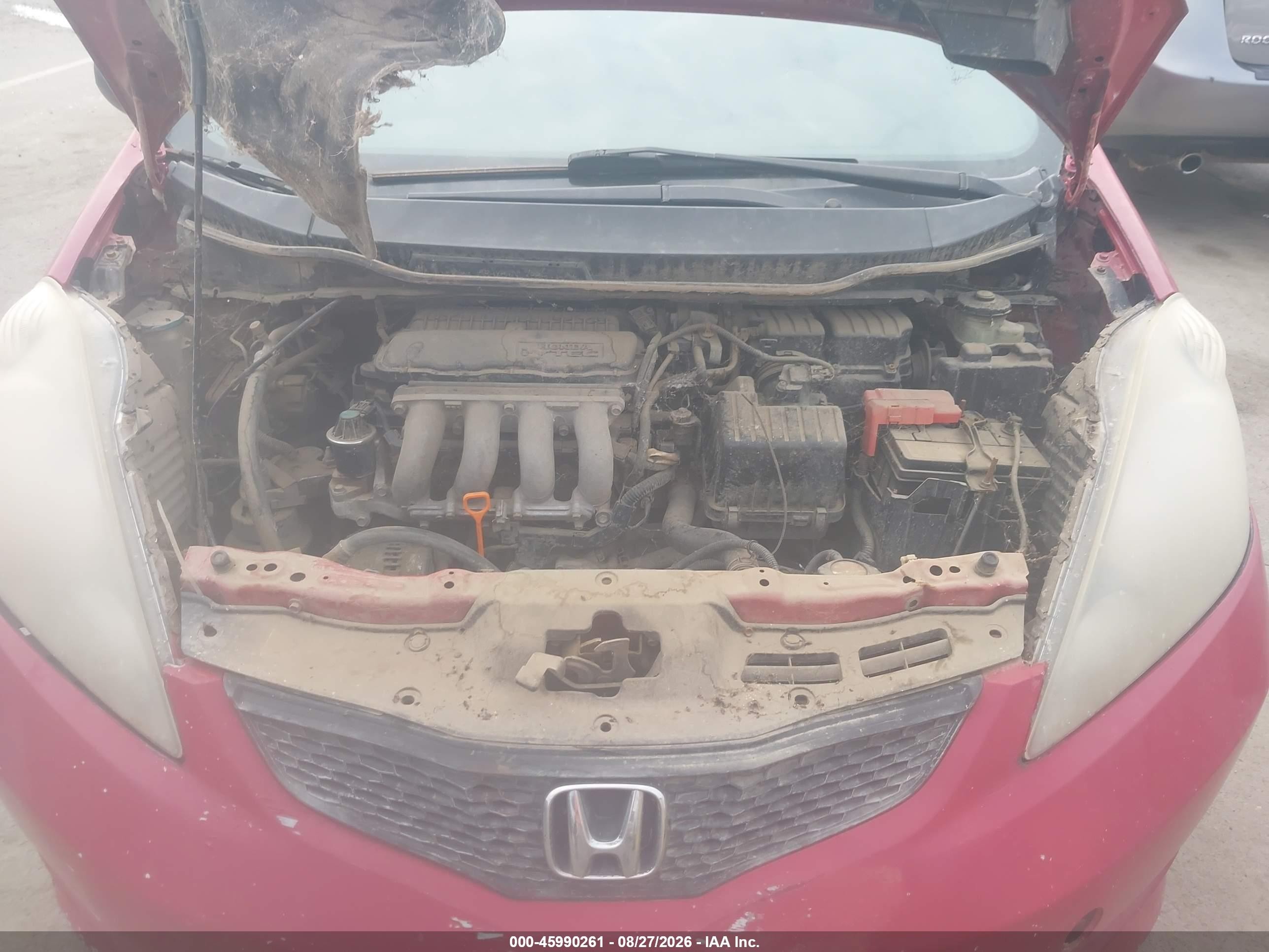 2009 Honda Fit   Red vin: JHMGE87299S009429