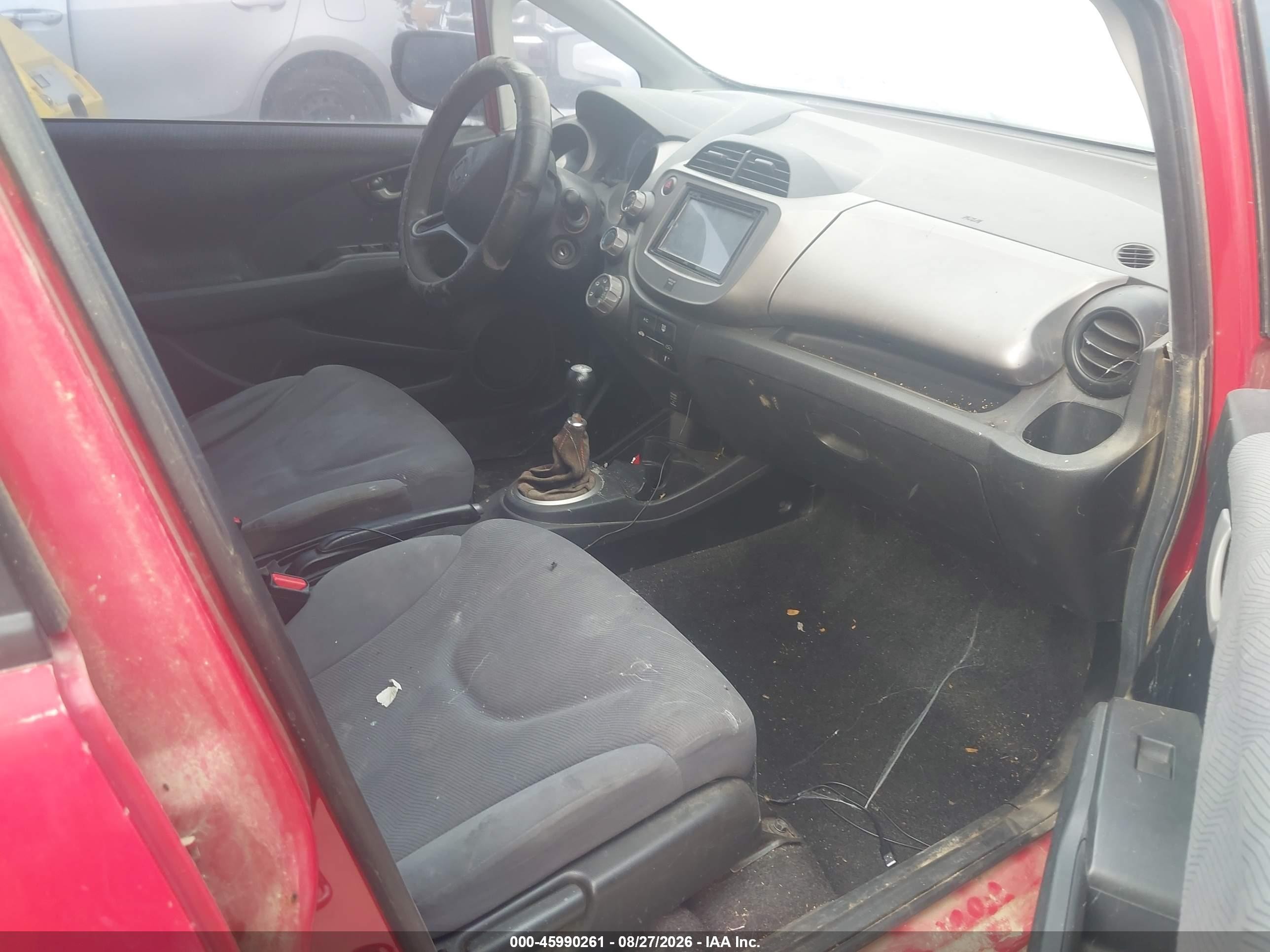 2009 Honda Fit   Red vin: JHMGE87299S009429