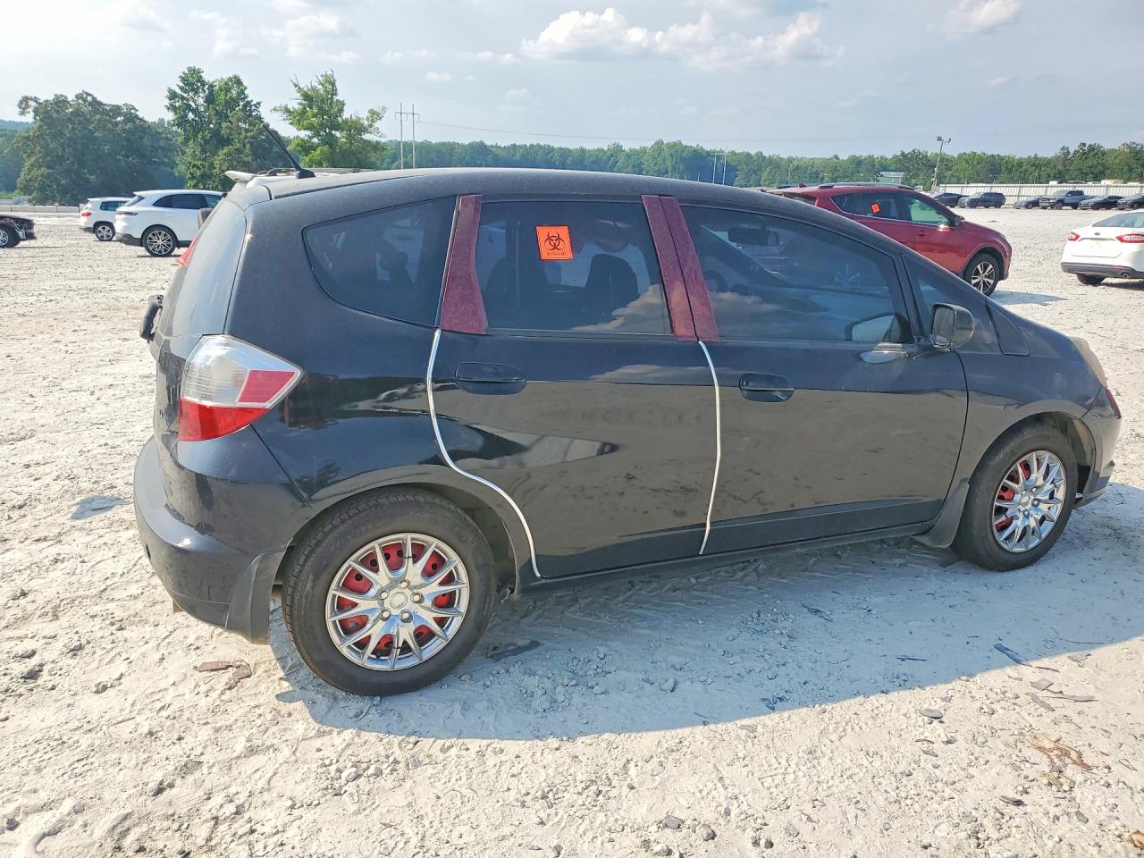 2009 Honda Fit Black vin: JHMGE87299S040888
