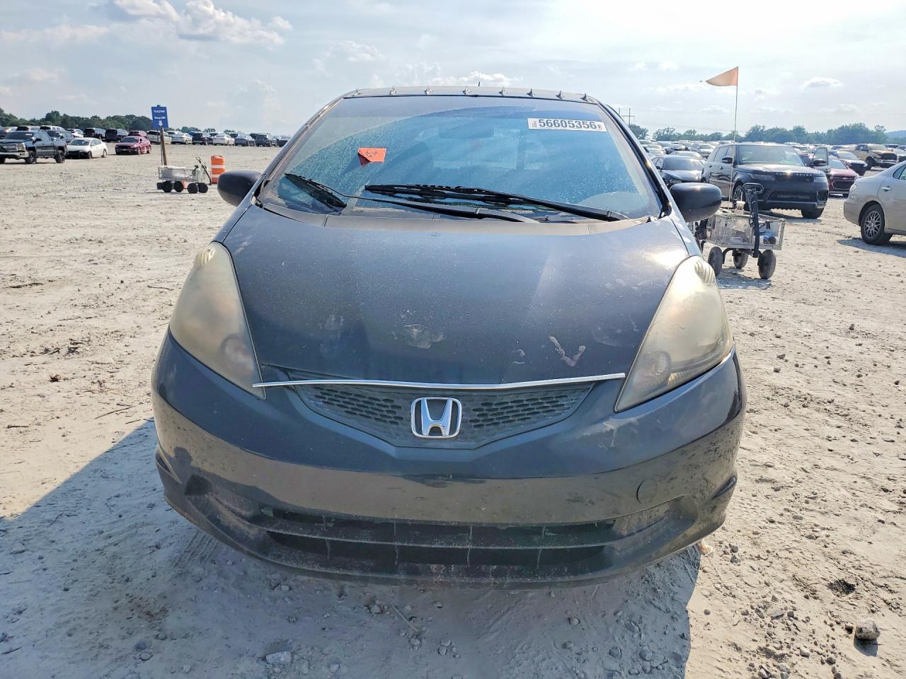 2009 Honda Fit Black vin: JHMGE87299S040888
