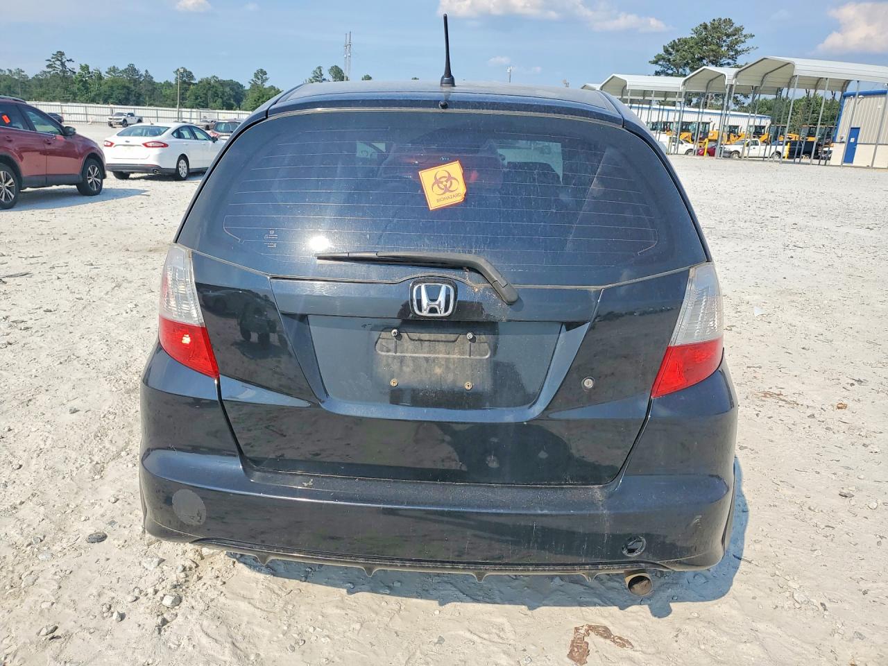 2009 Honda Fit Black vin: JHMGE87299S040888