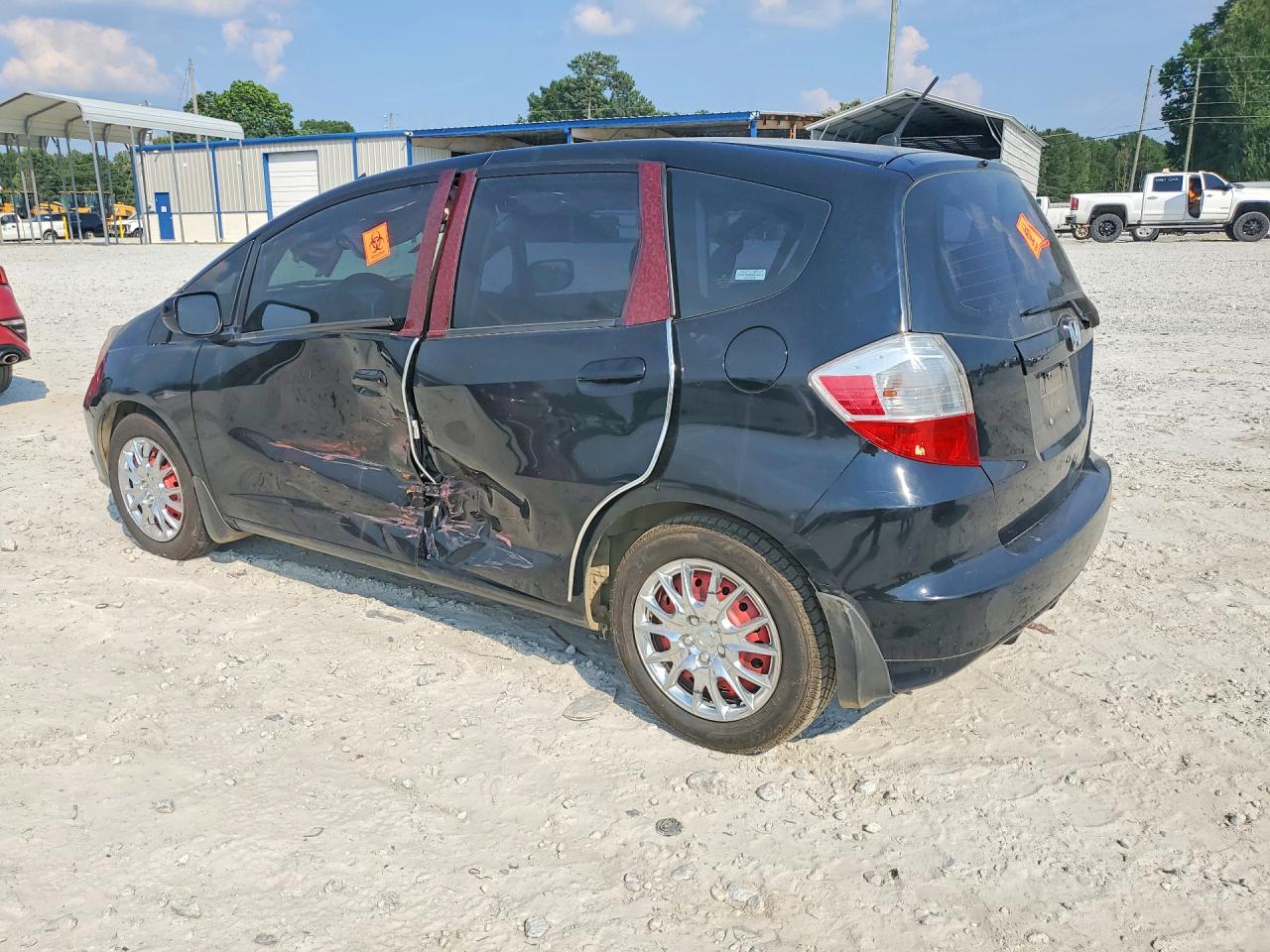 2009 Honda Fit Black vin: JHMGE87299S040888