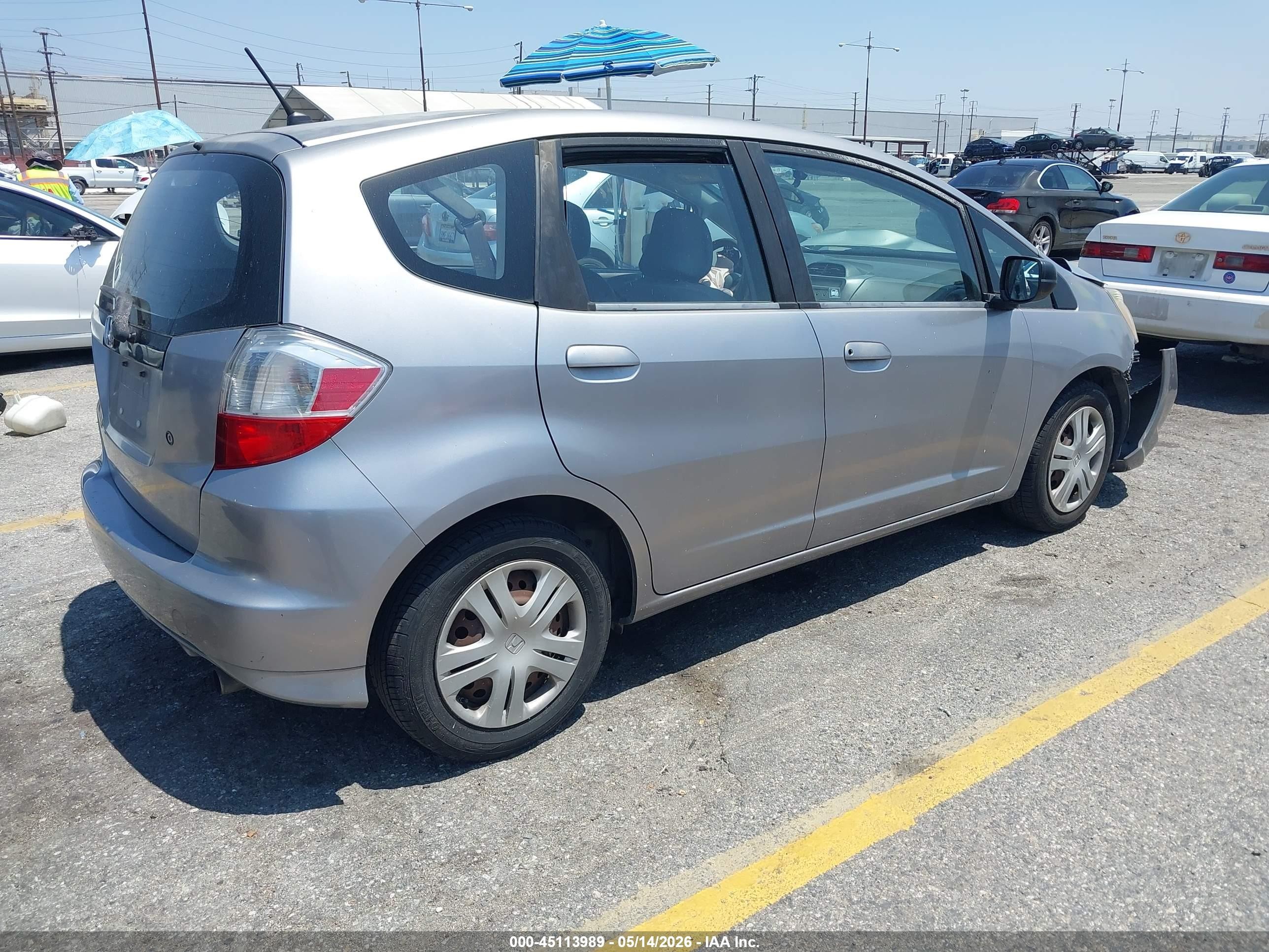 2009 Honda Fit   Gray vin: JHMGE87299S065287