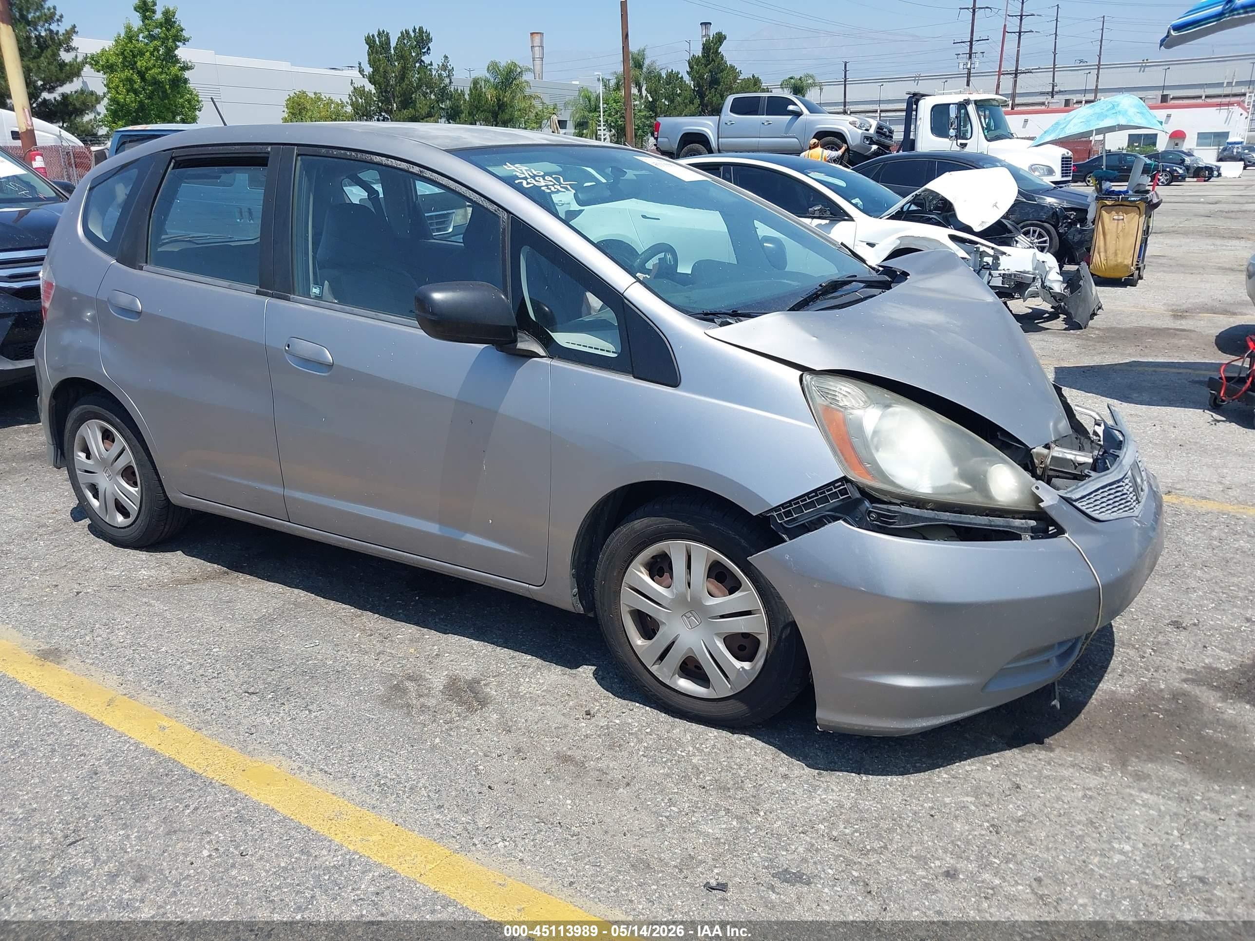 2009 Honda Fit   Gray vin: JHMGE87299S065287