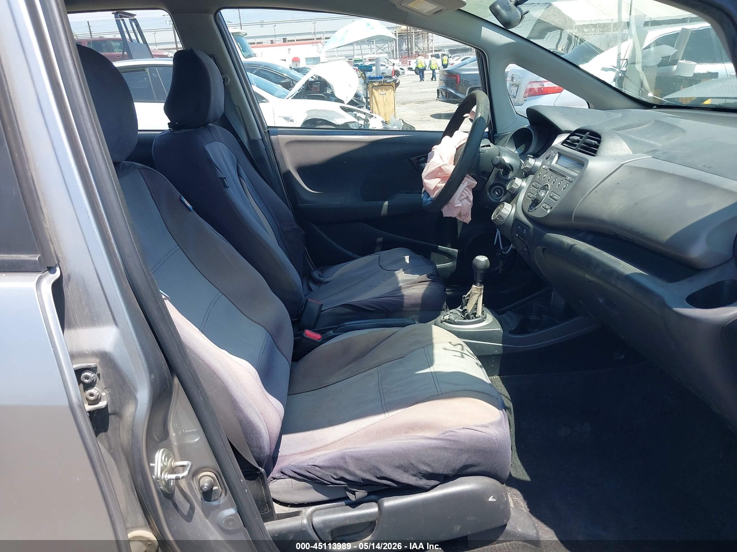 2009 Honda Fit   Gray vin: JHMGE87299S065287