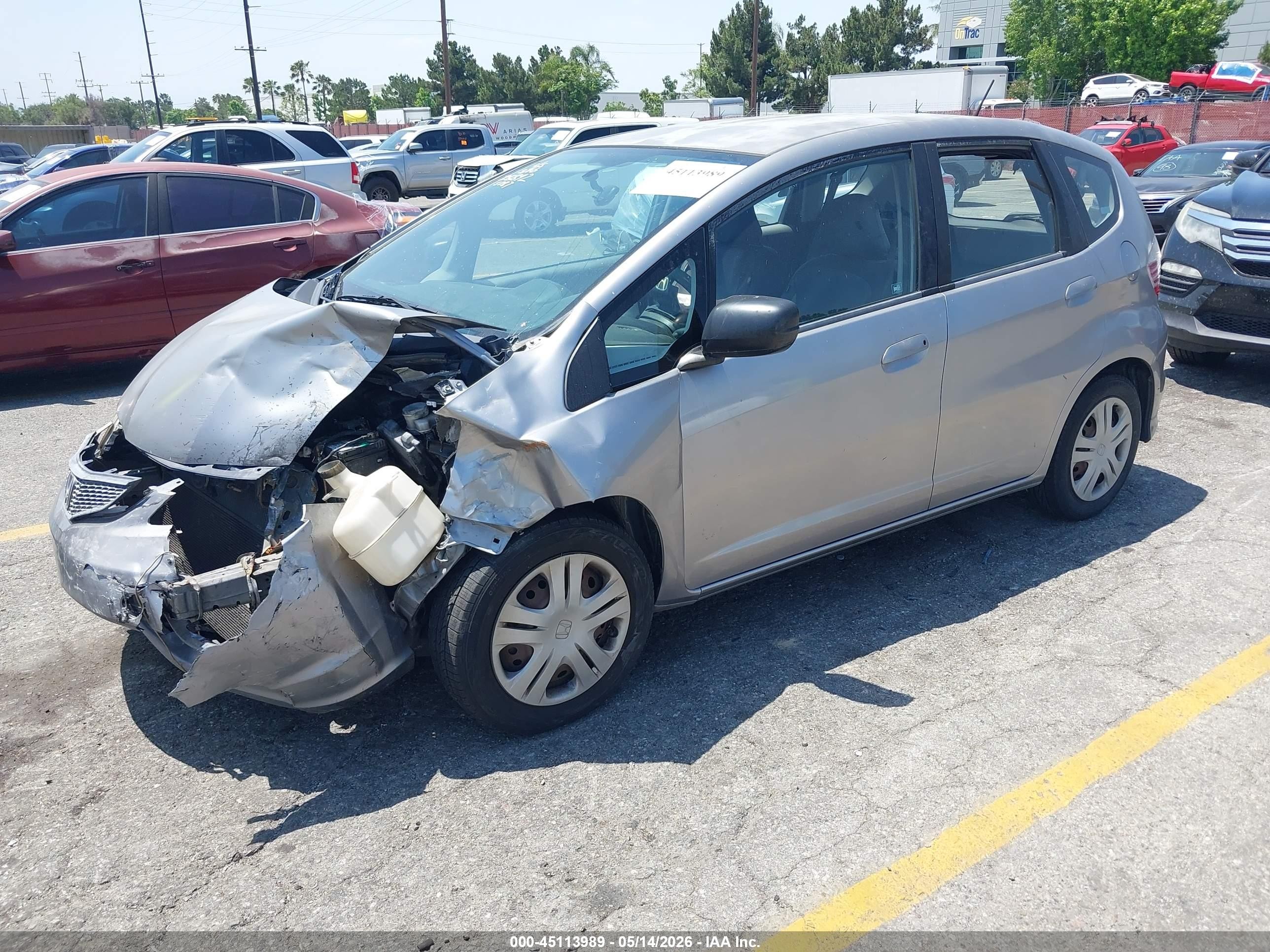 2009 Honda Fit   Gray vin: JHMGE87299S065287