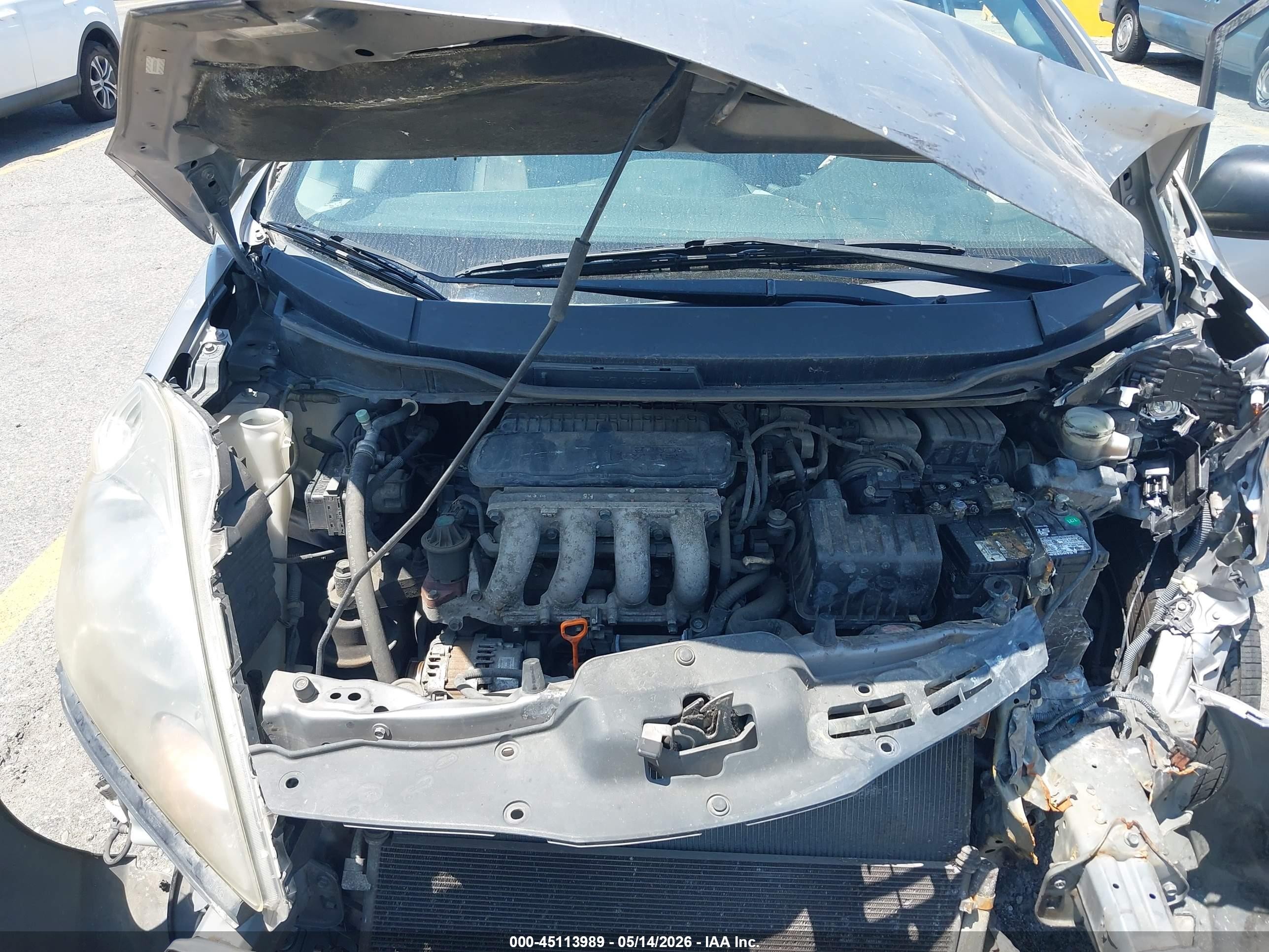 2009 Honda Fit   Gray vin: JHMGE87299S065287