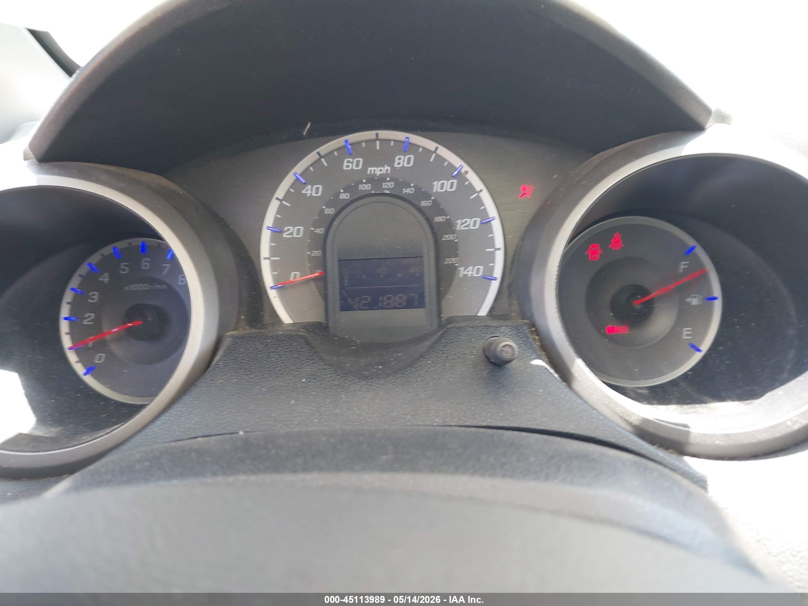 2009 Honda Fit   Gray vin: JHMGE87299S065287