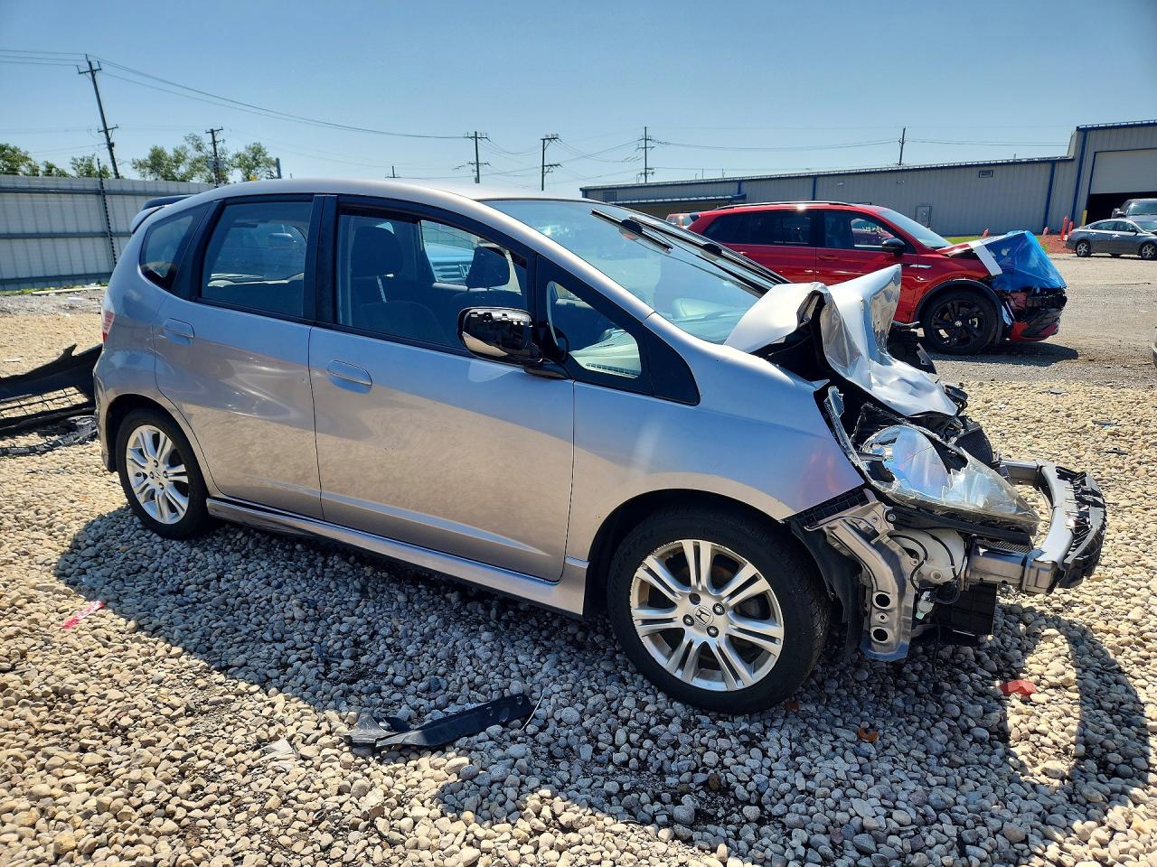 2009 Honda Fit Sport Silver vin: JHMGE87419S058819