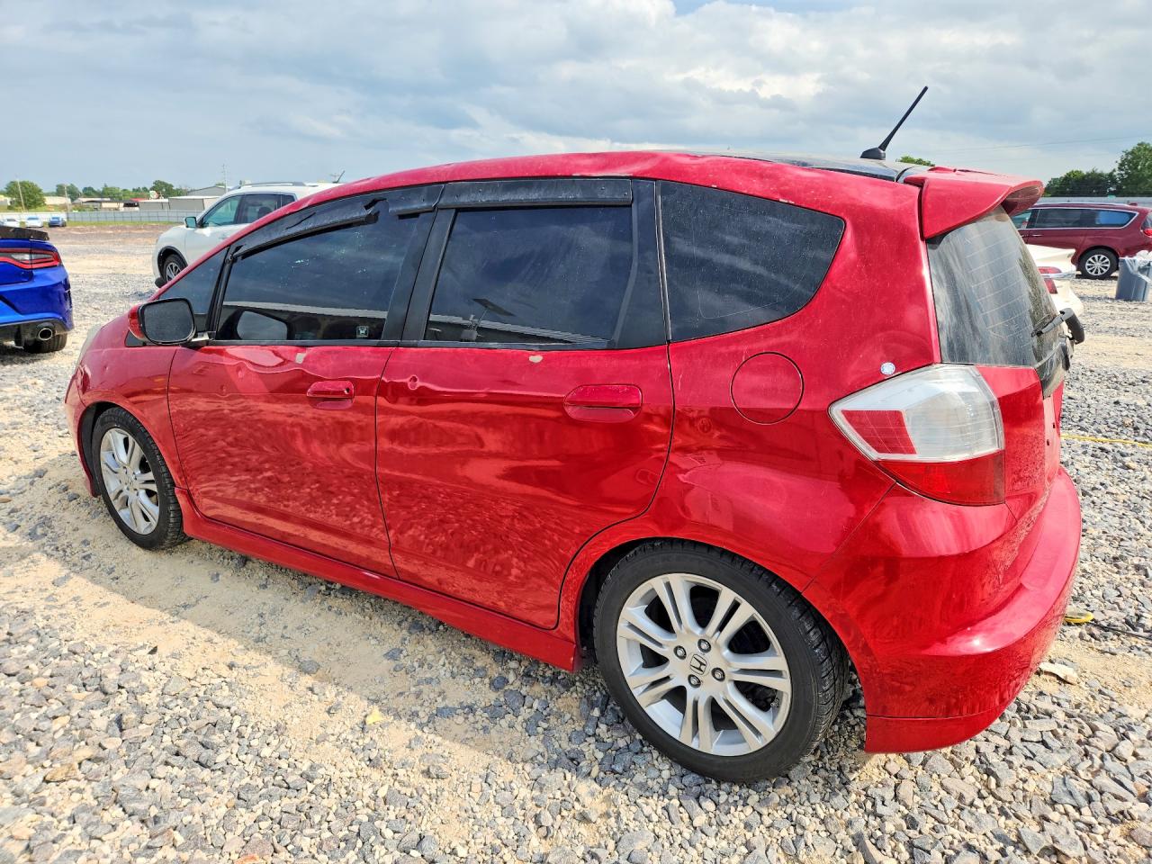 2009 Honda Fit Sport Red vin: JHMGE87439S033033