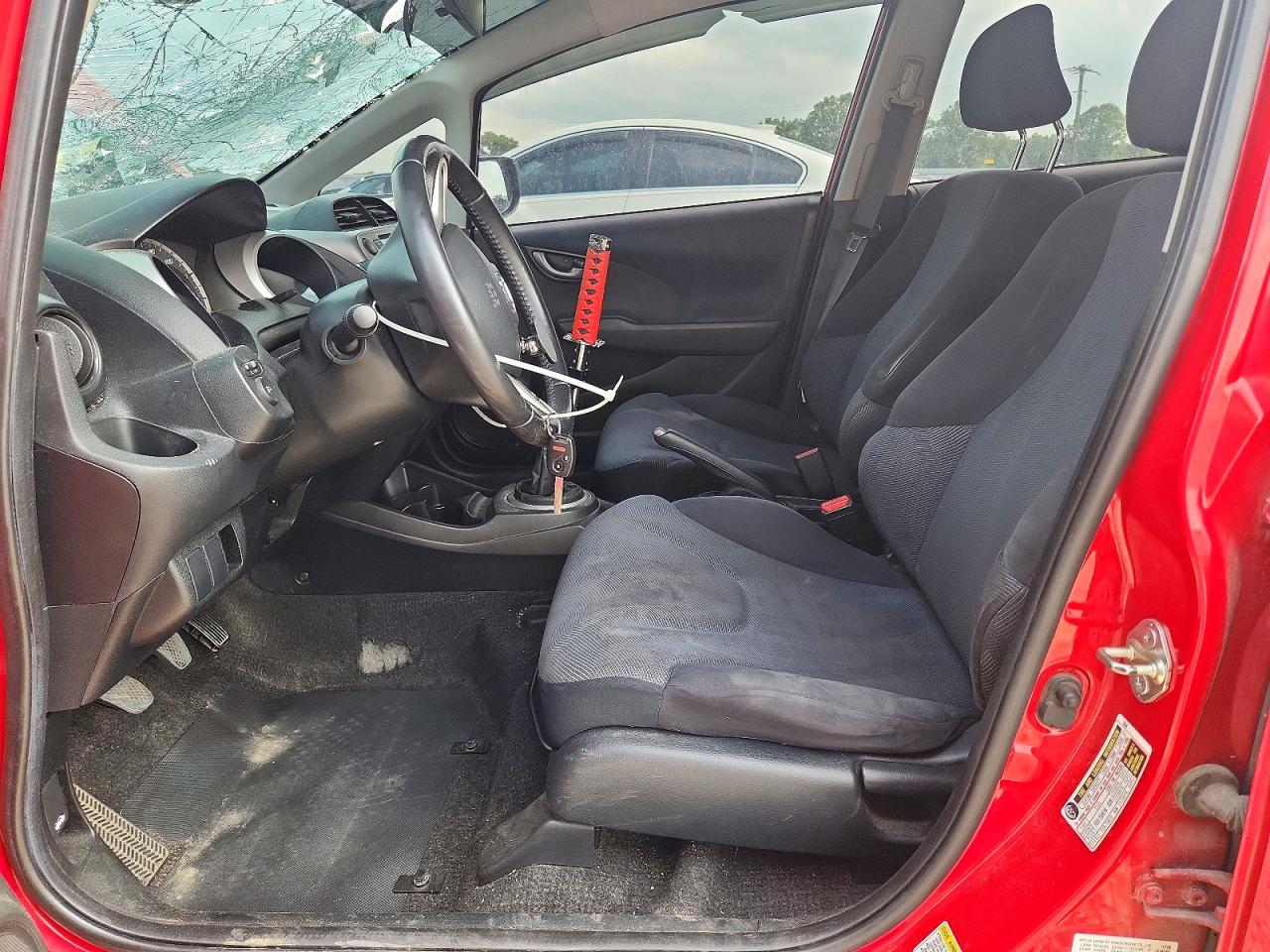 2009 Honda Fit Sport Red vin: JHMGE87439S033033