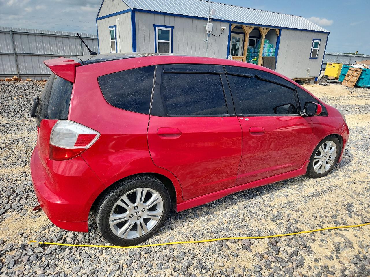 2009 Honda Fit Sport Red vin: JHMGE87439S033033