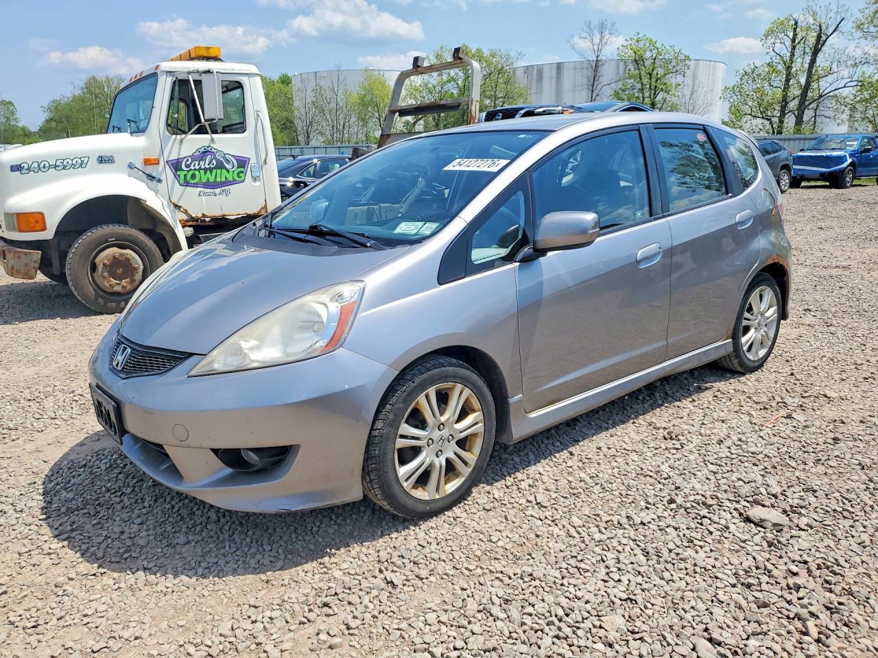 2009 Honda Fit Sport Silver vin: JHMGE87439S074391