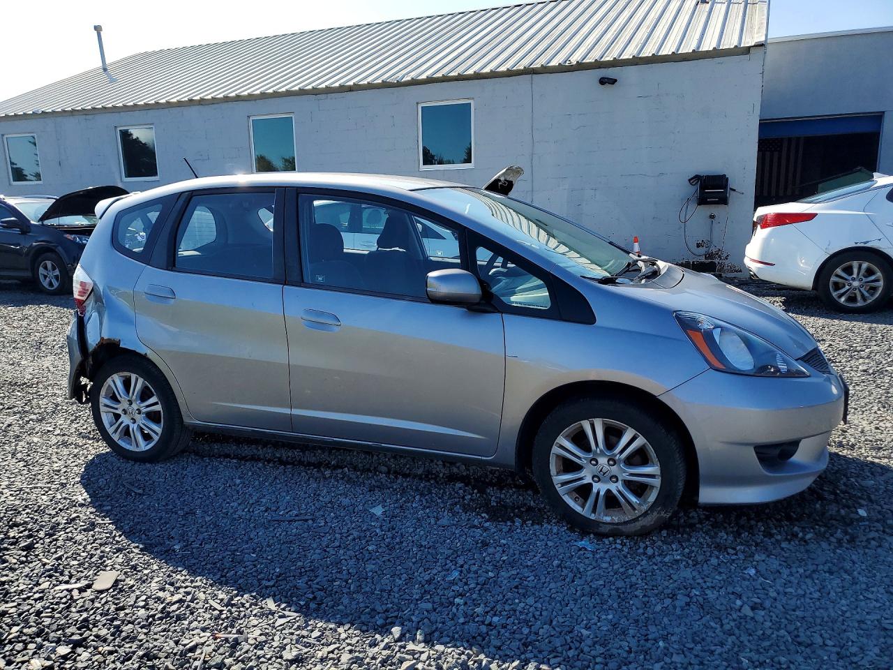 2009 Honda Fit Sport Серый vin: JHMGE87449S014961