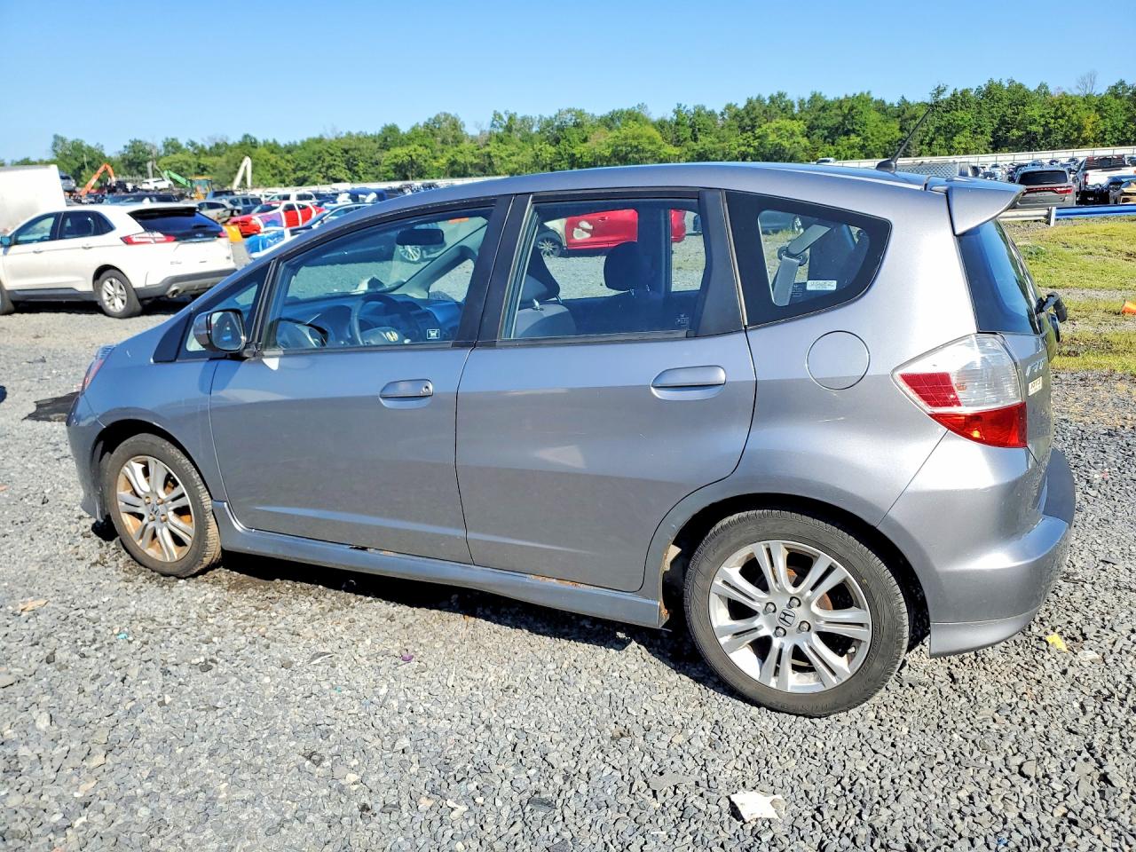 2009 Honda Fit Sport Серый vin: JHMGE87449S014961