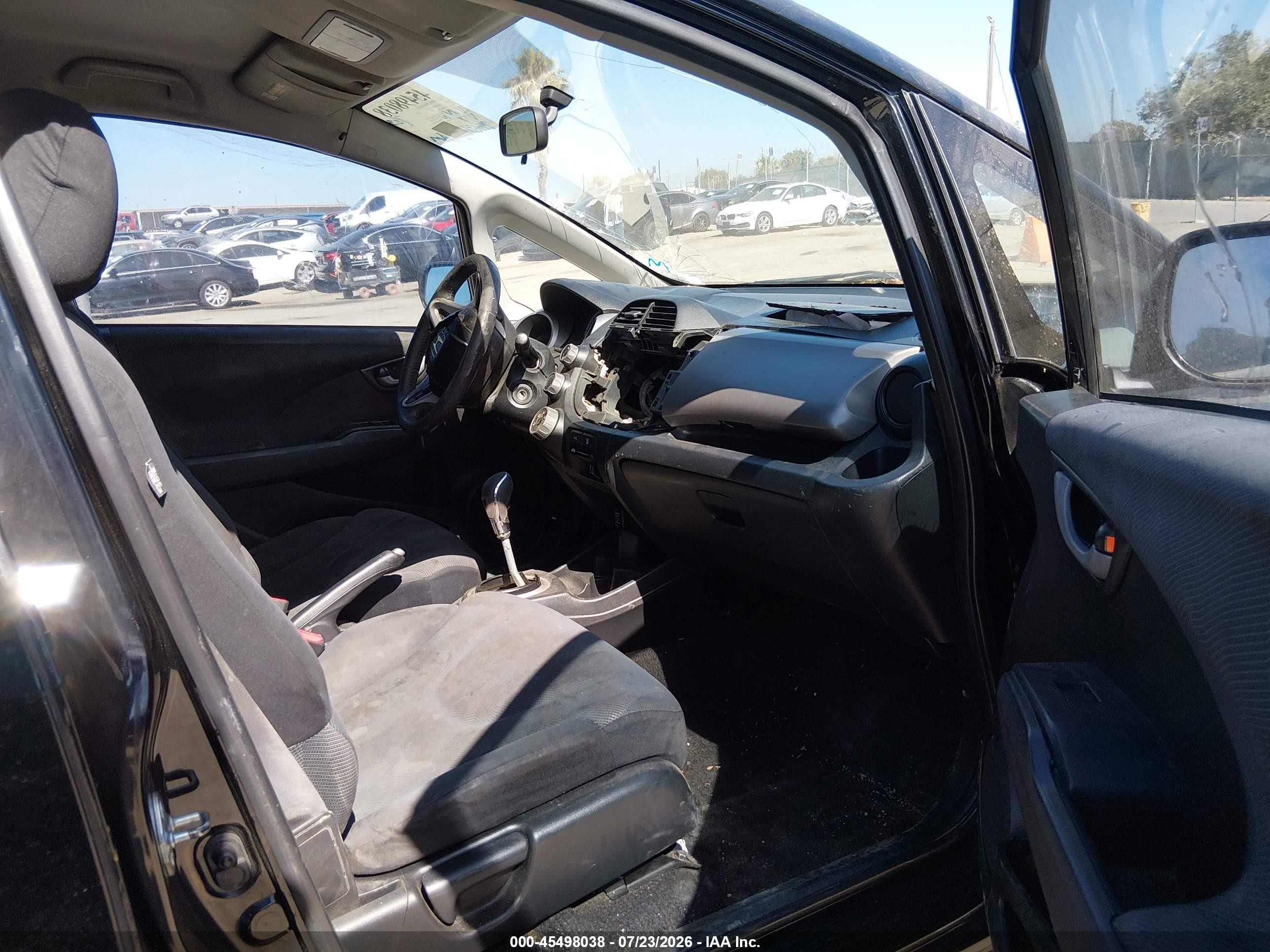 2009 Honda Fit Sport Black vin: JHMGE87459S017738