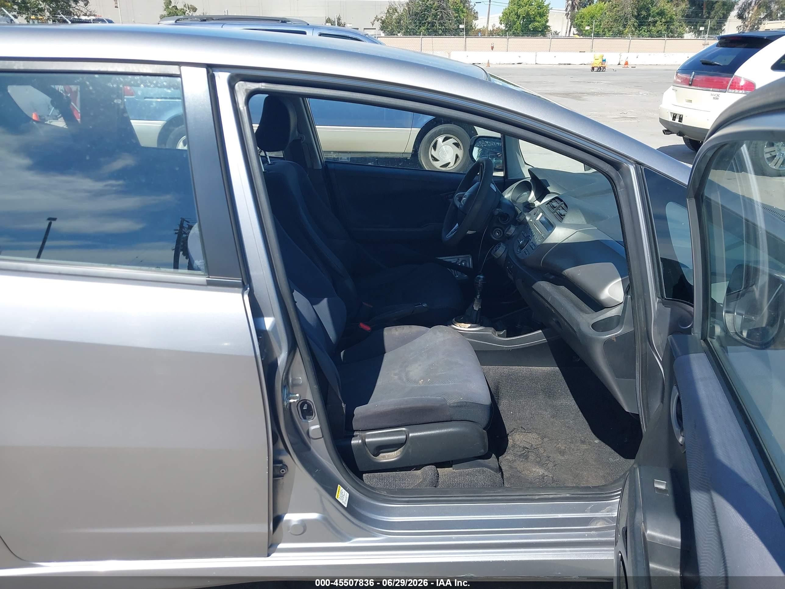 2009 Honda Fit Sport Gray vin: JHMGE87459S022065