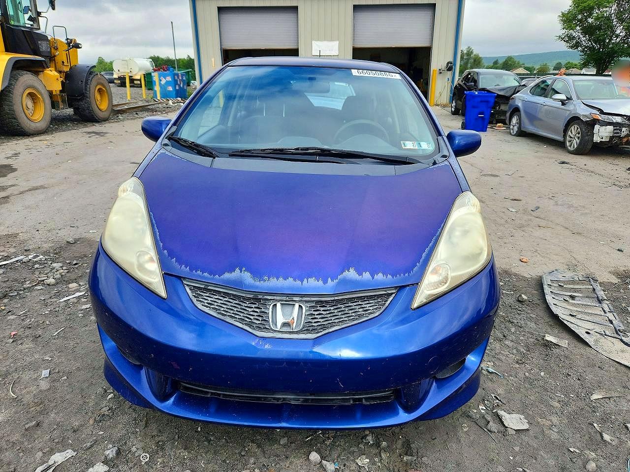 2009 Honda Fit Sport Blue vin: JHMGE87469S001046